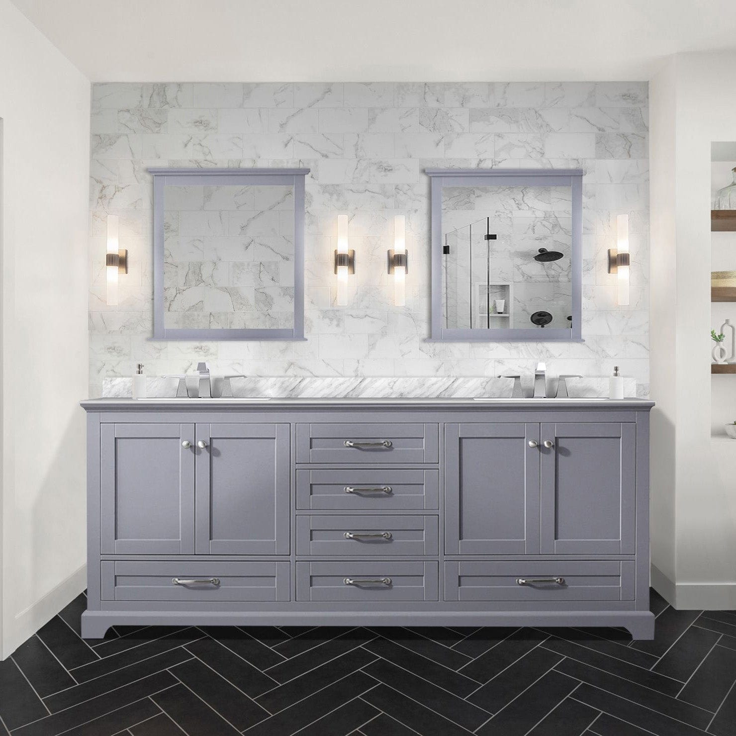 Dukes 80" x 22" Double Bath Vanity