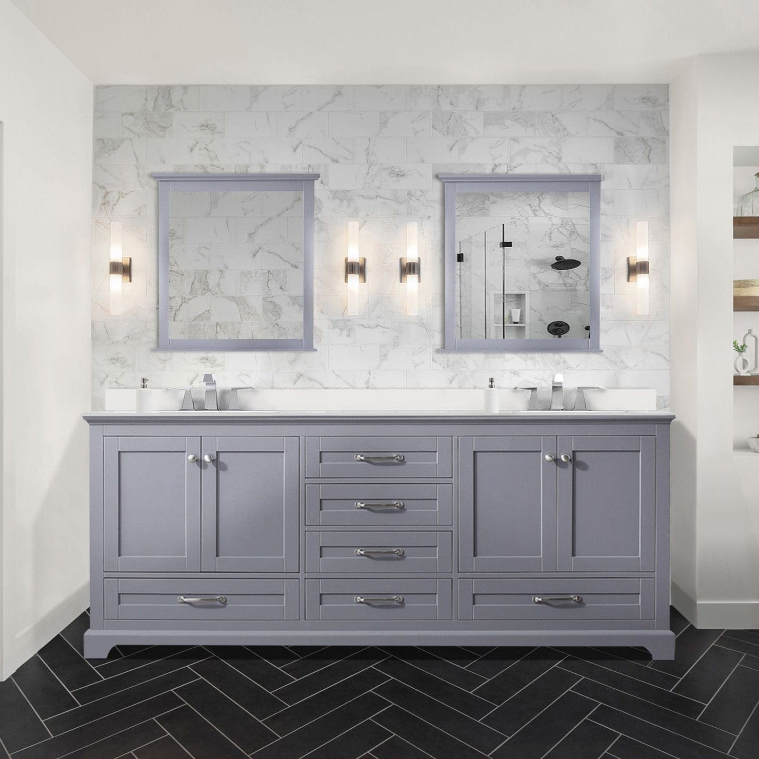 Dukes 80" x 22" Double Bath Vanity