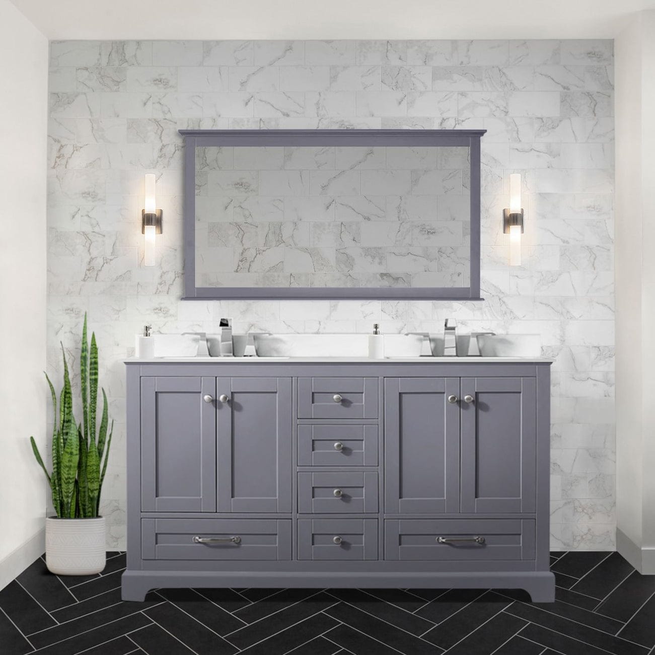 Dukes 60" x 22" Double Bath Vanity