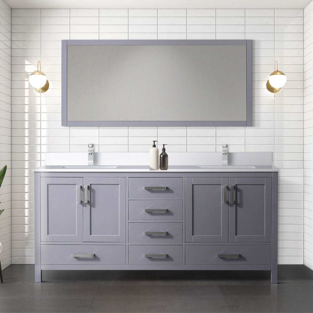 Jacques 72" x 22" Double Bath Vanity