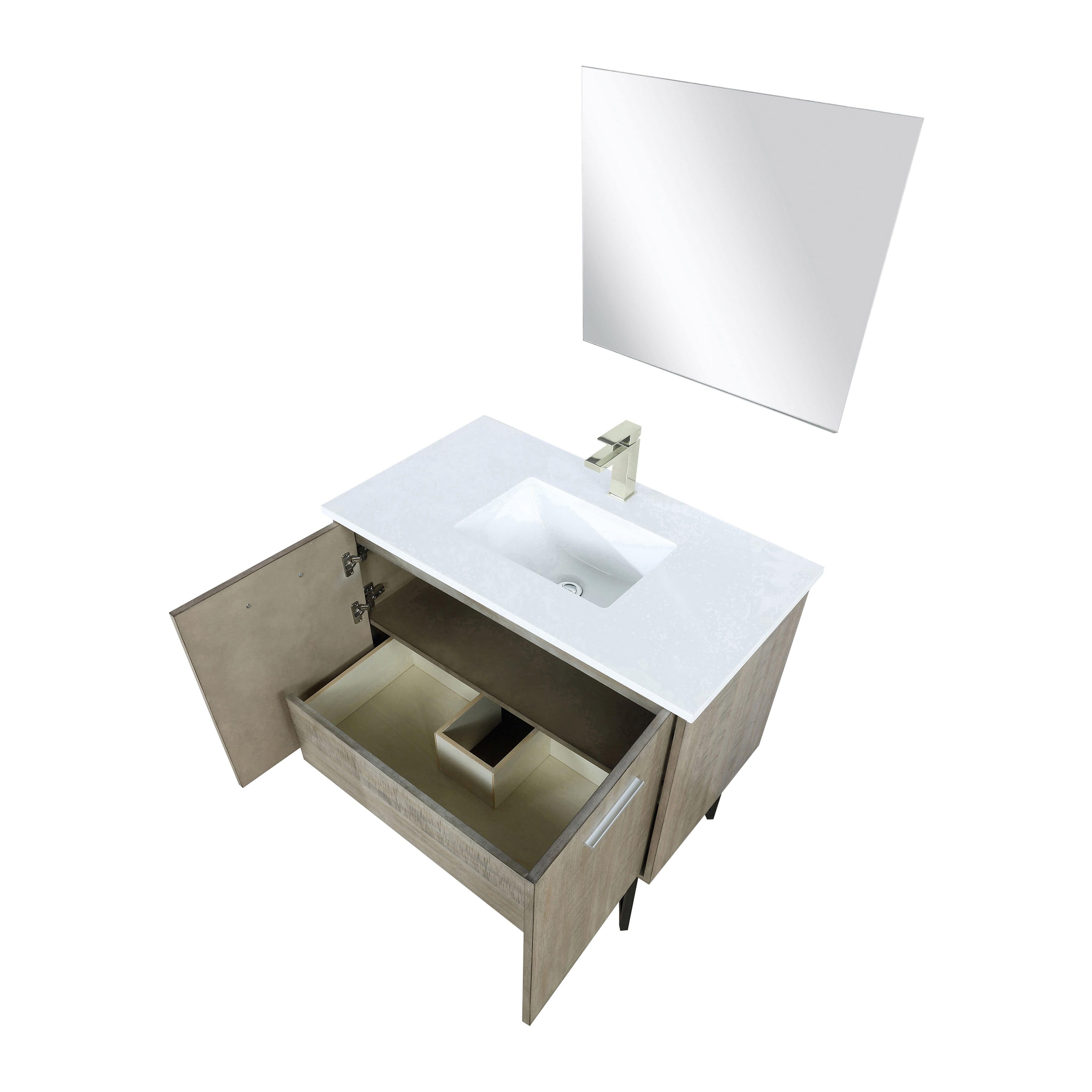 Lancy  48" x 20" Rustic Acacia Bath Vanity