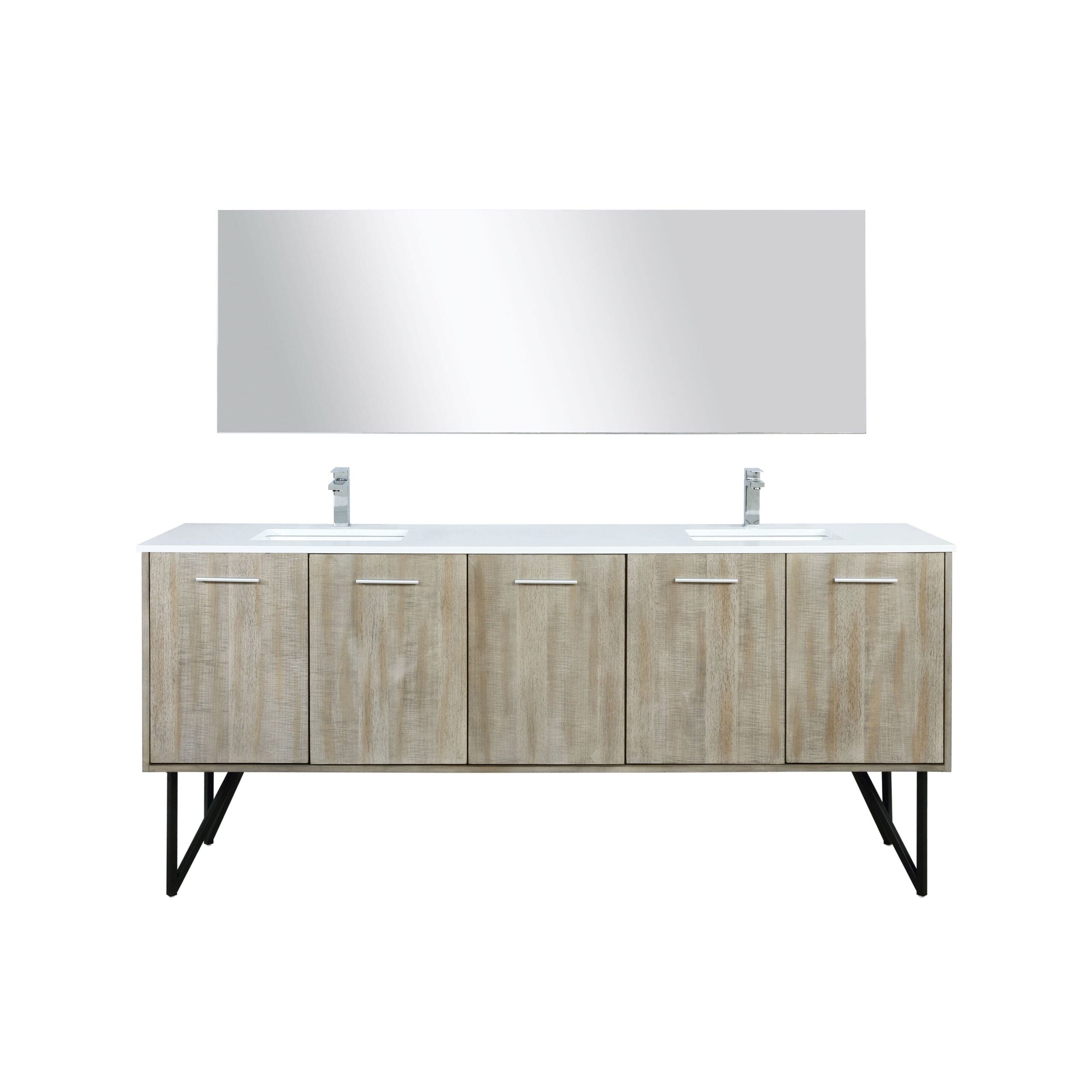 Lancy  80" Double Bathroom Vanity