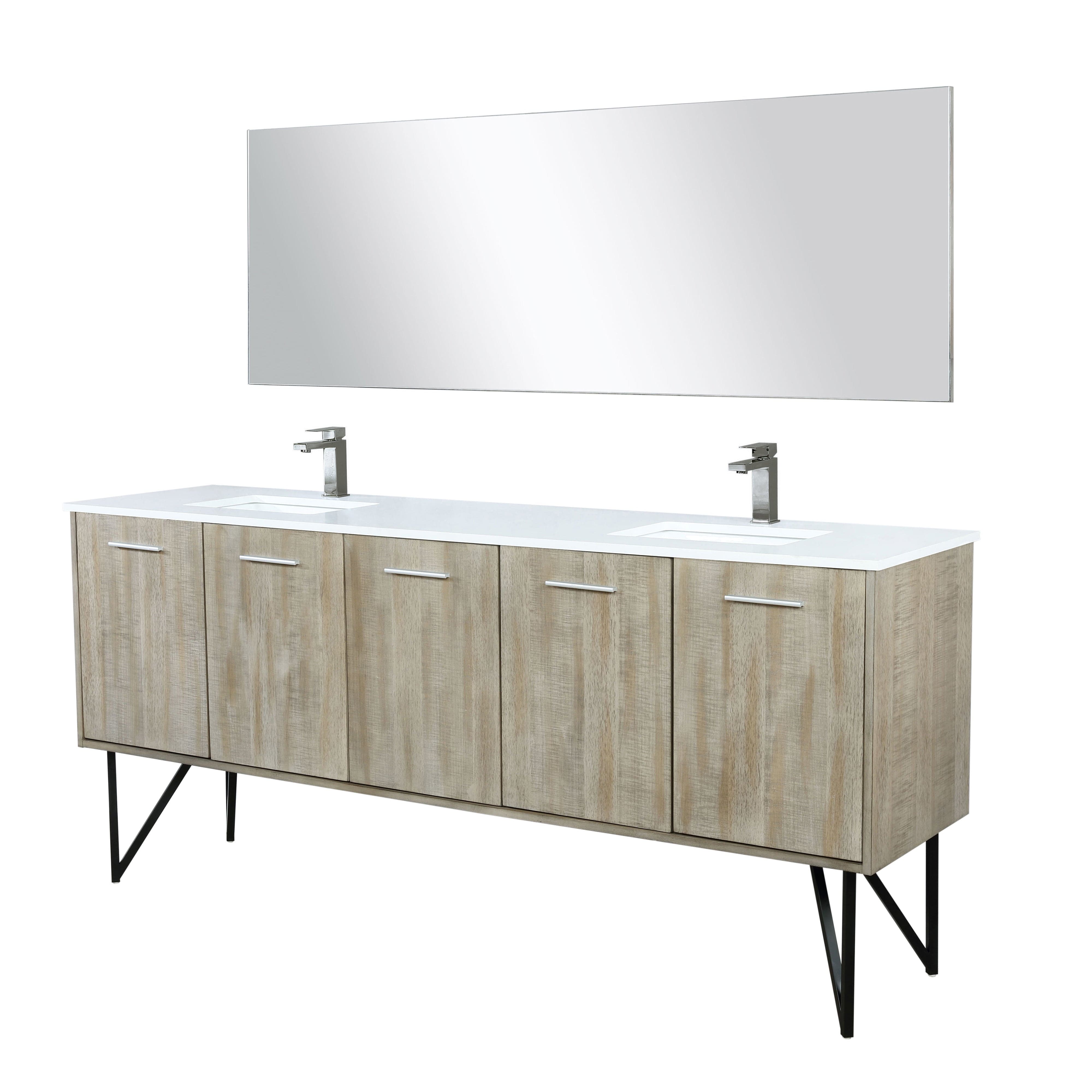 Lancy  80" Double Bathroom Vanity