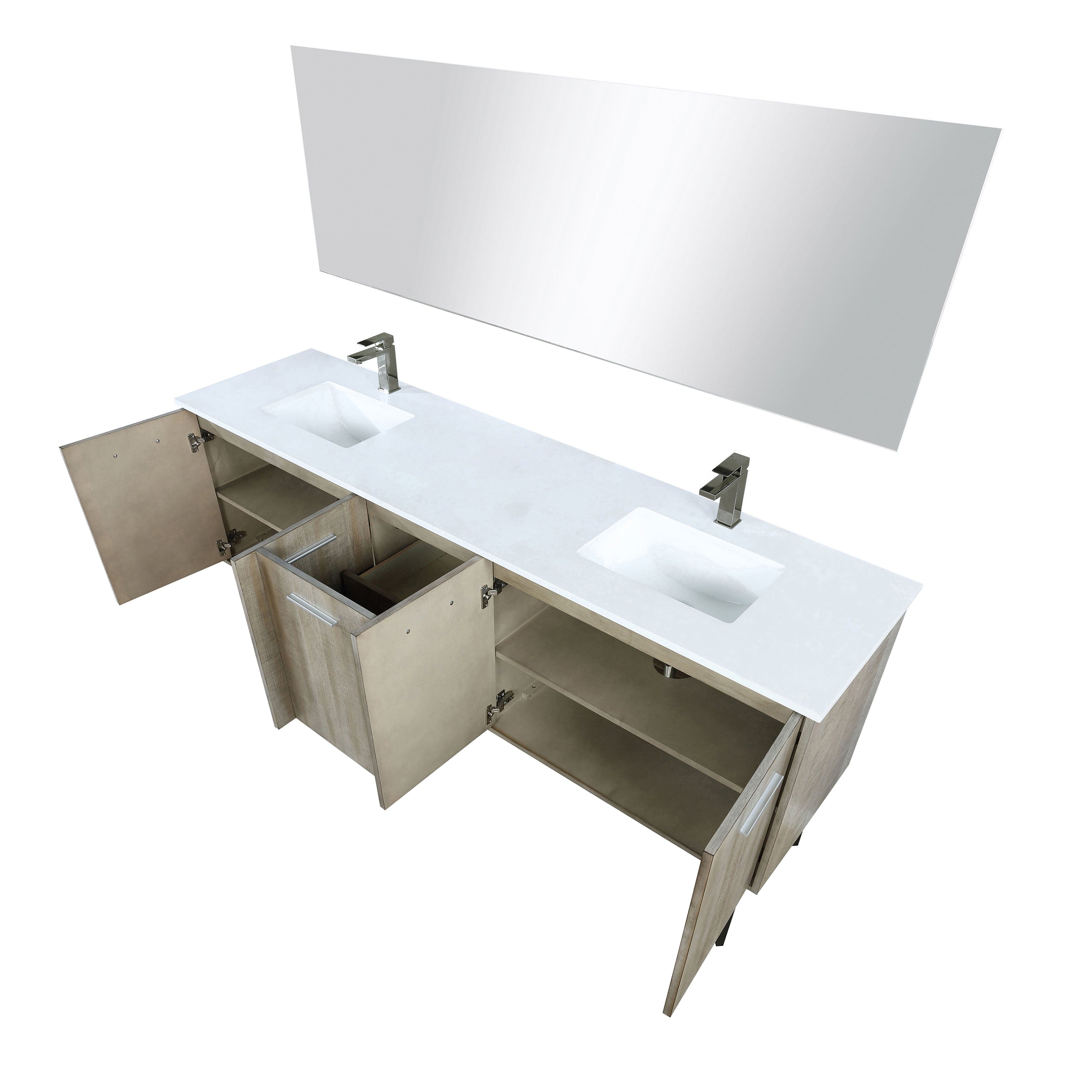 Lancy  80" Double Bathroom Vanity