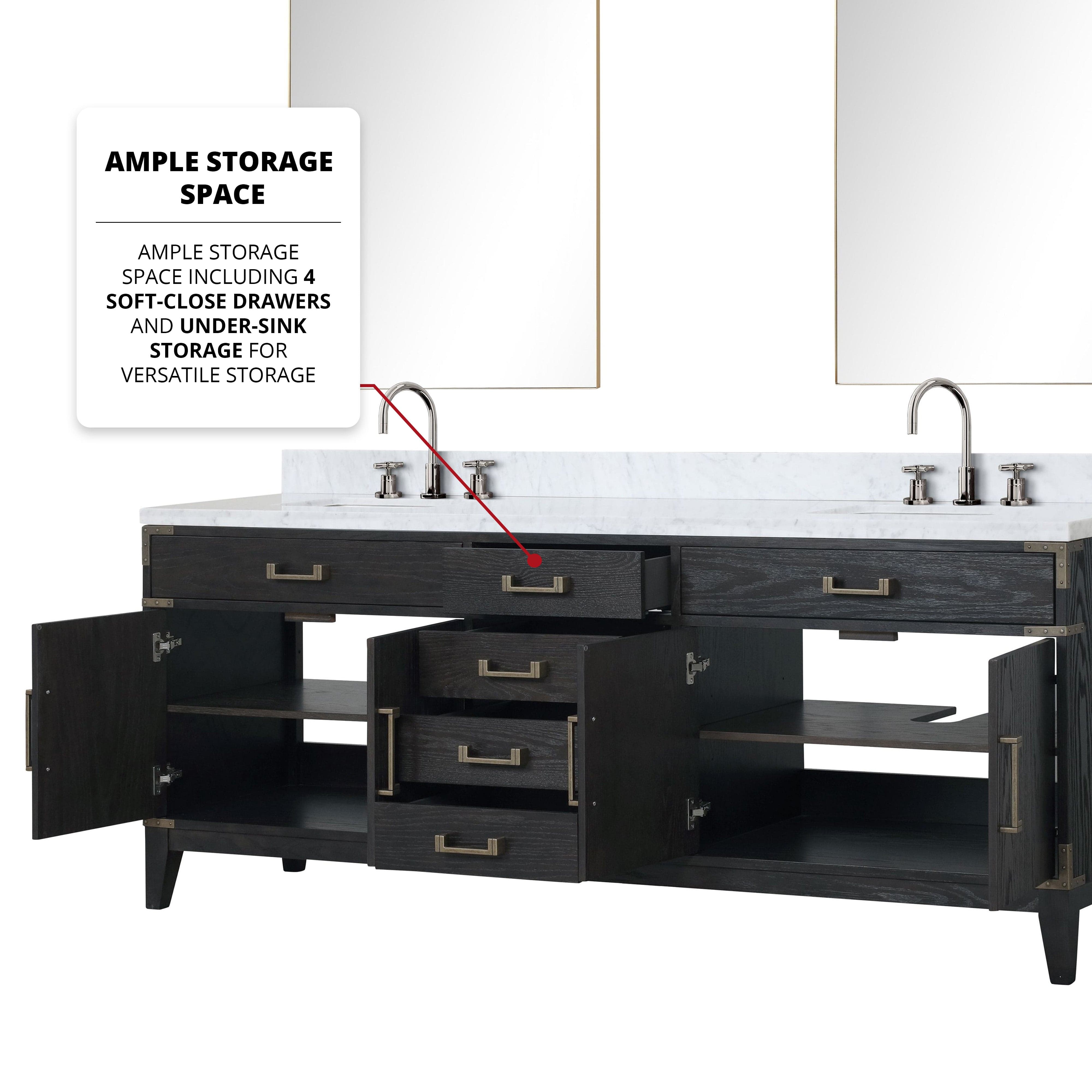 Laurel 84" x 22" Double Bath Vanity