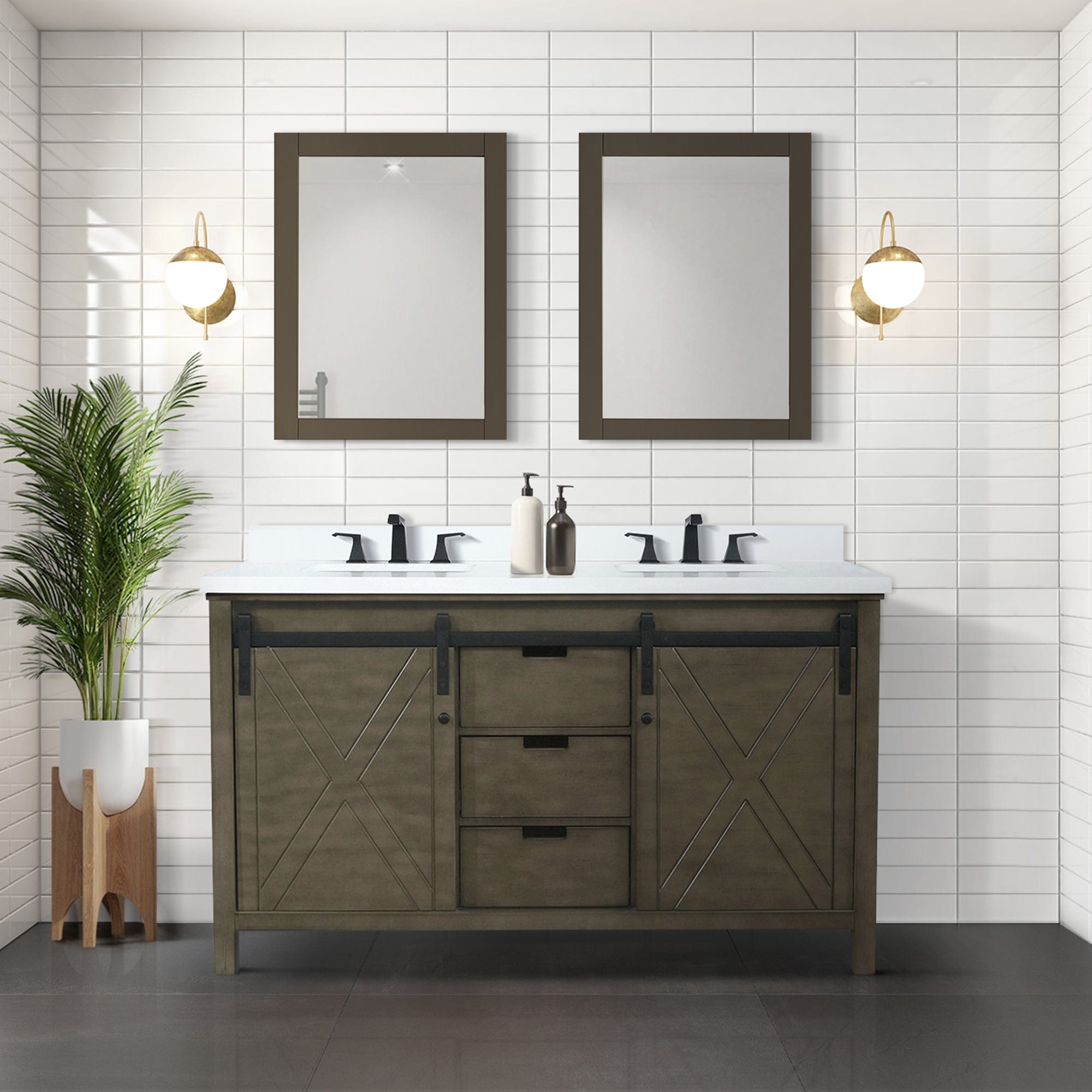Marsyas 60" x 22" Double Bath Vanity