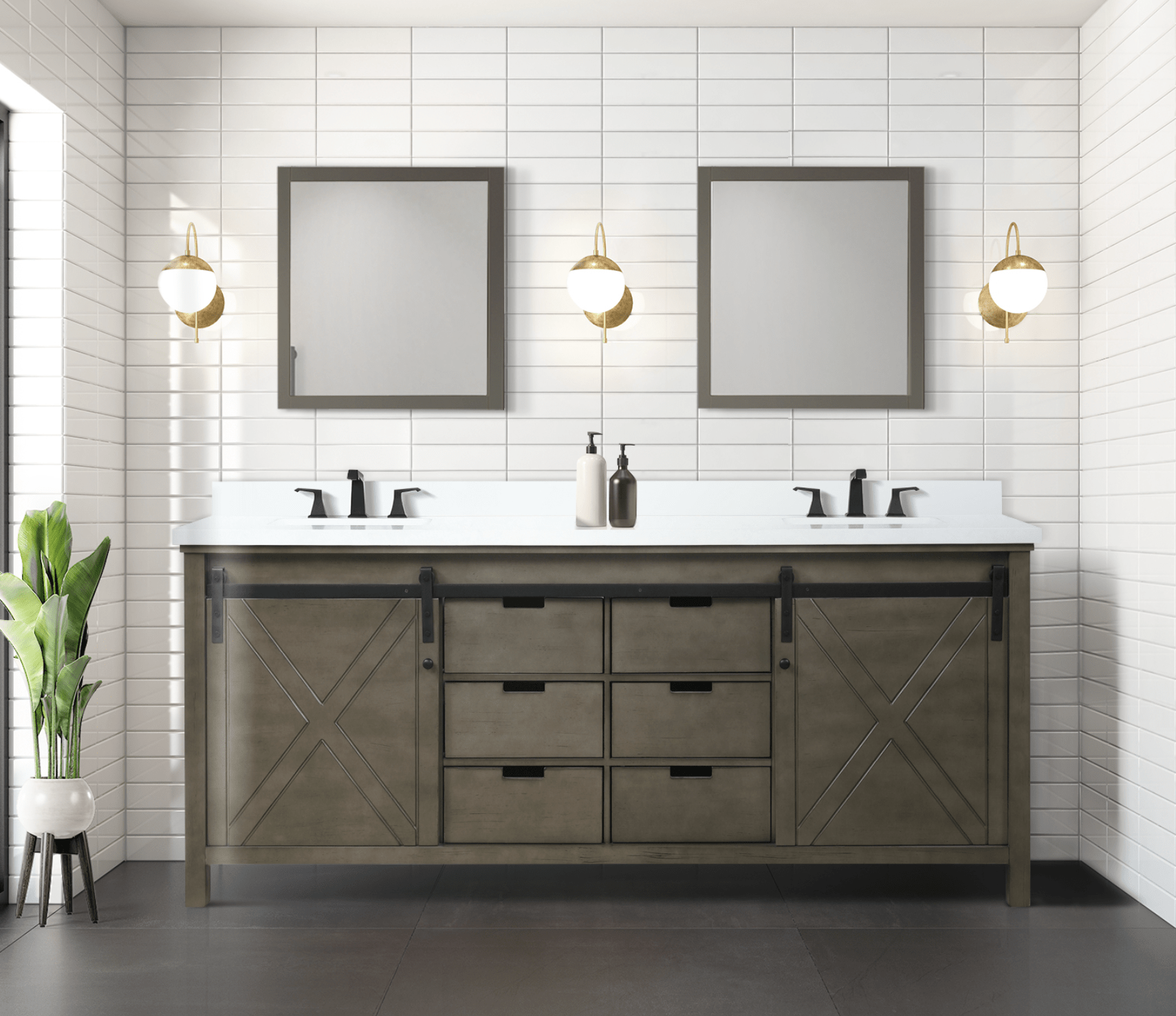 Marsyas 80" x 22" Double Bath Vanity