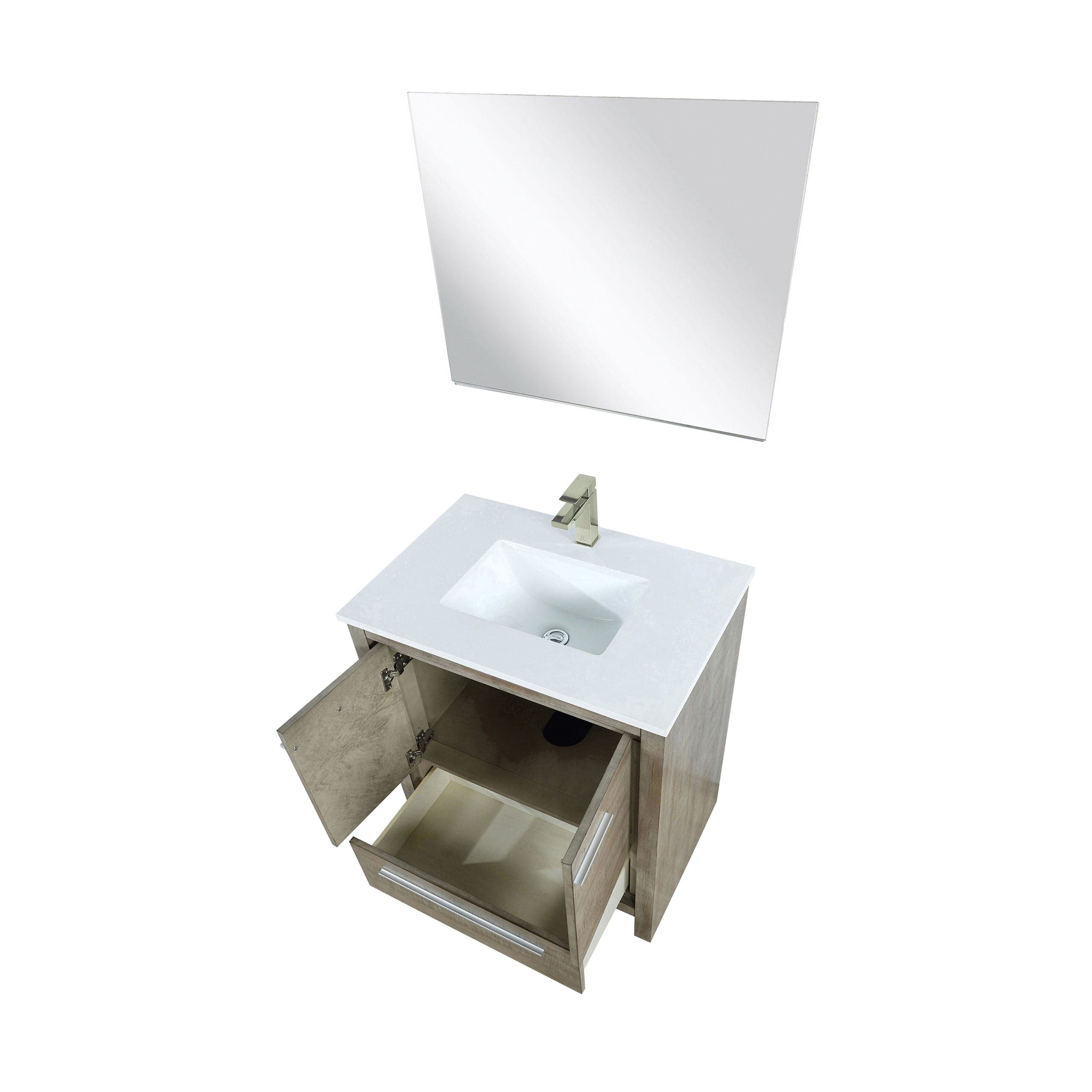 Lafarre 30" Rustic Acacia Bathroom Vanity