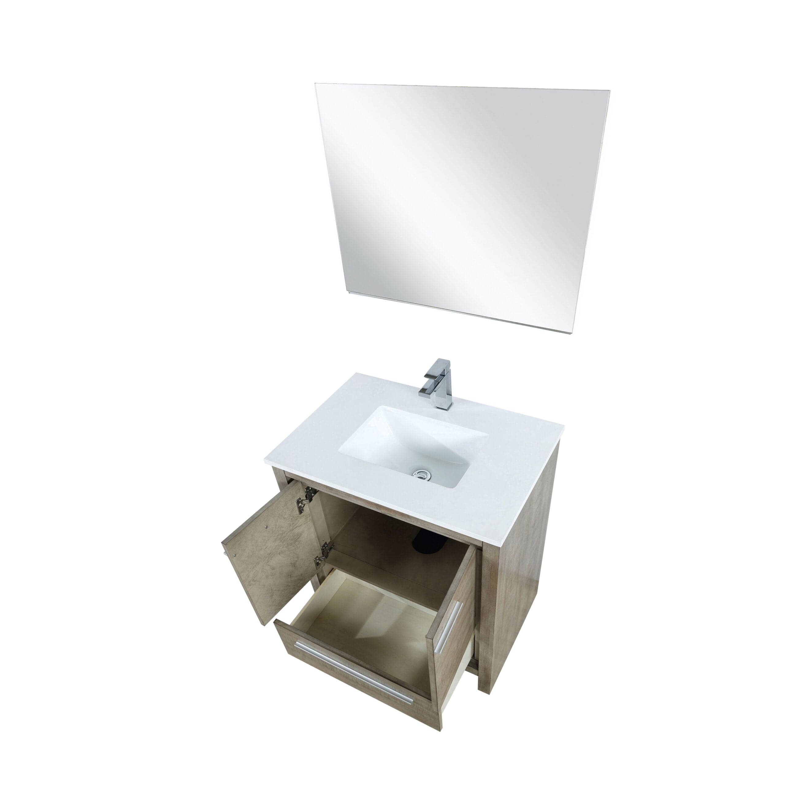 Lafarre 30" Rustic Acacia Bathroom Vanity