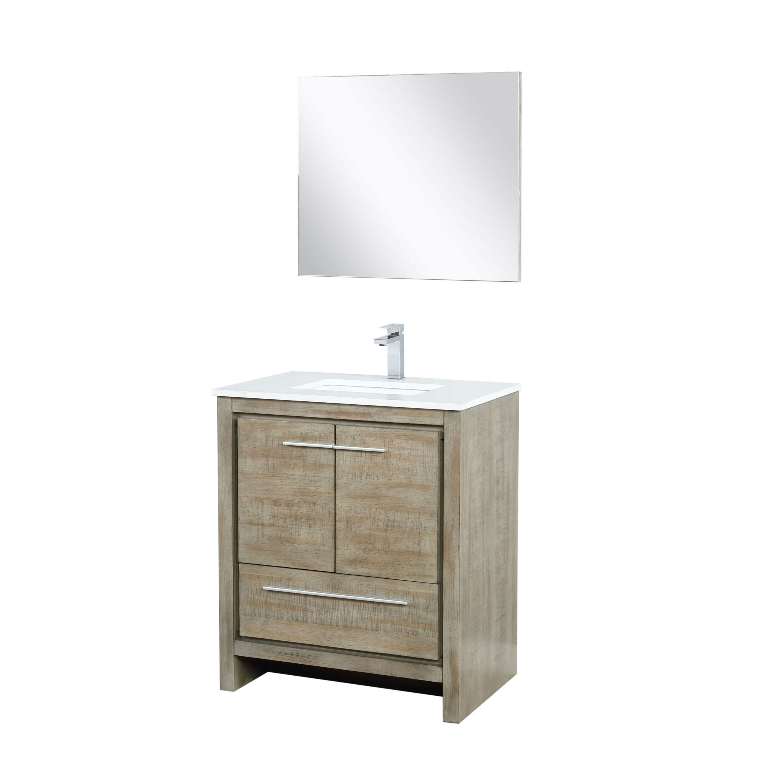 Lafarre 30" Rustic Acacia Bathroom Vanity