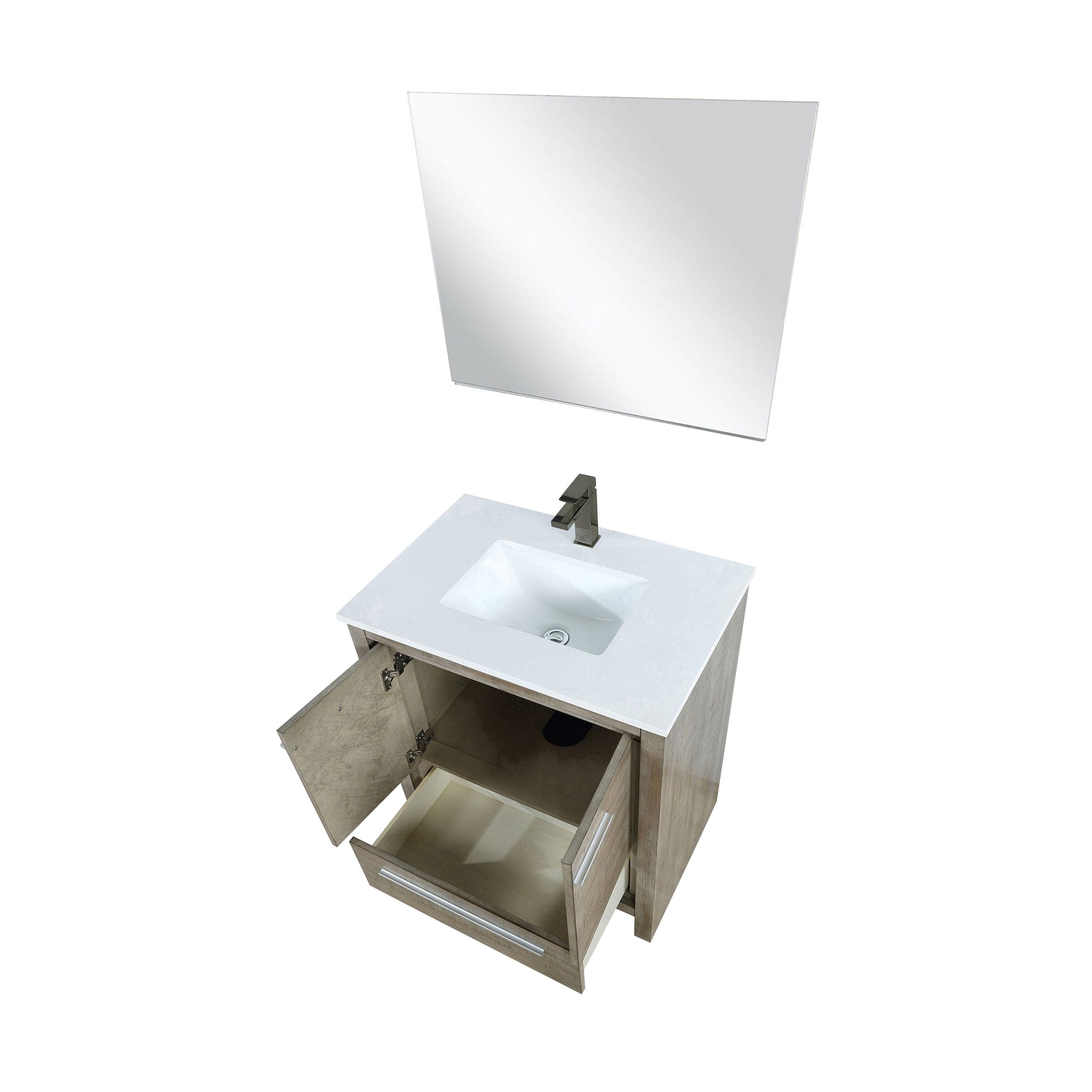Lafarre 30" Rustic Acacia Bathroom Vanity
