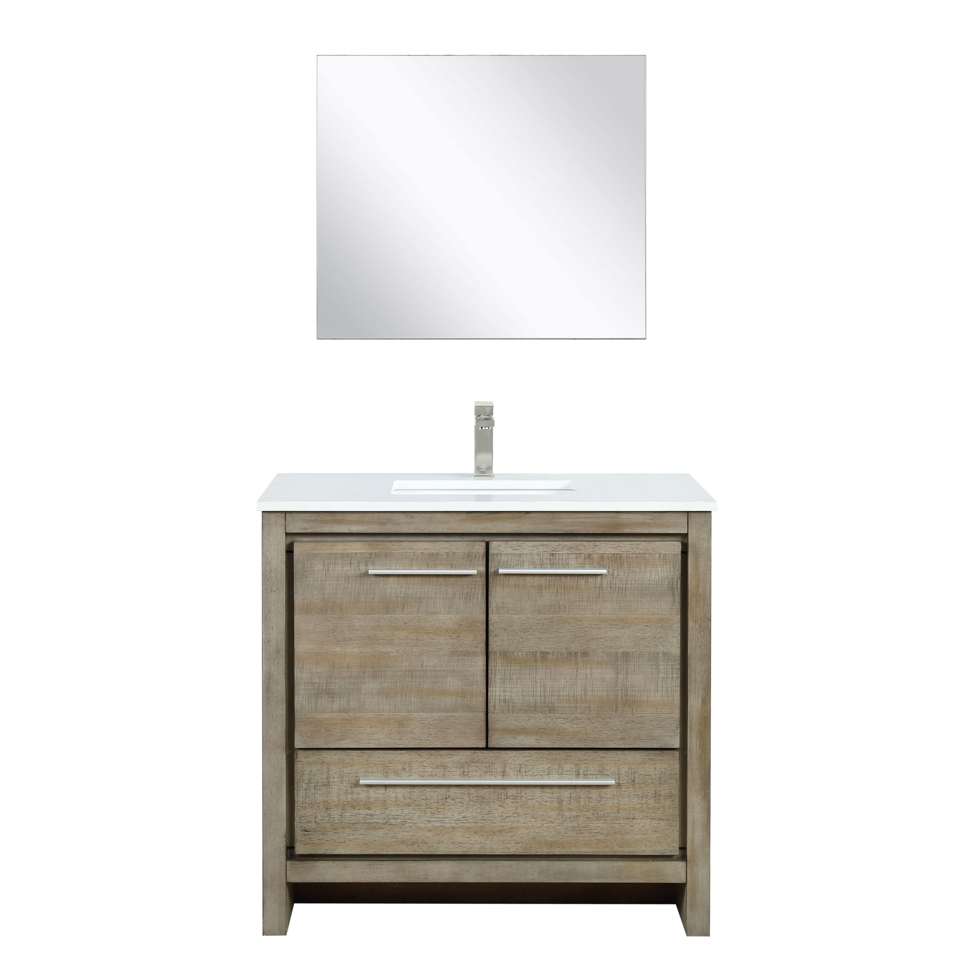 Lafarre 36" Rustic Acacia Bathroom Vanity