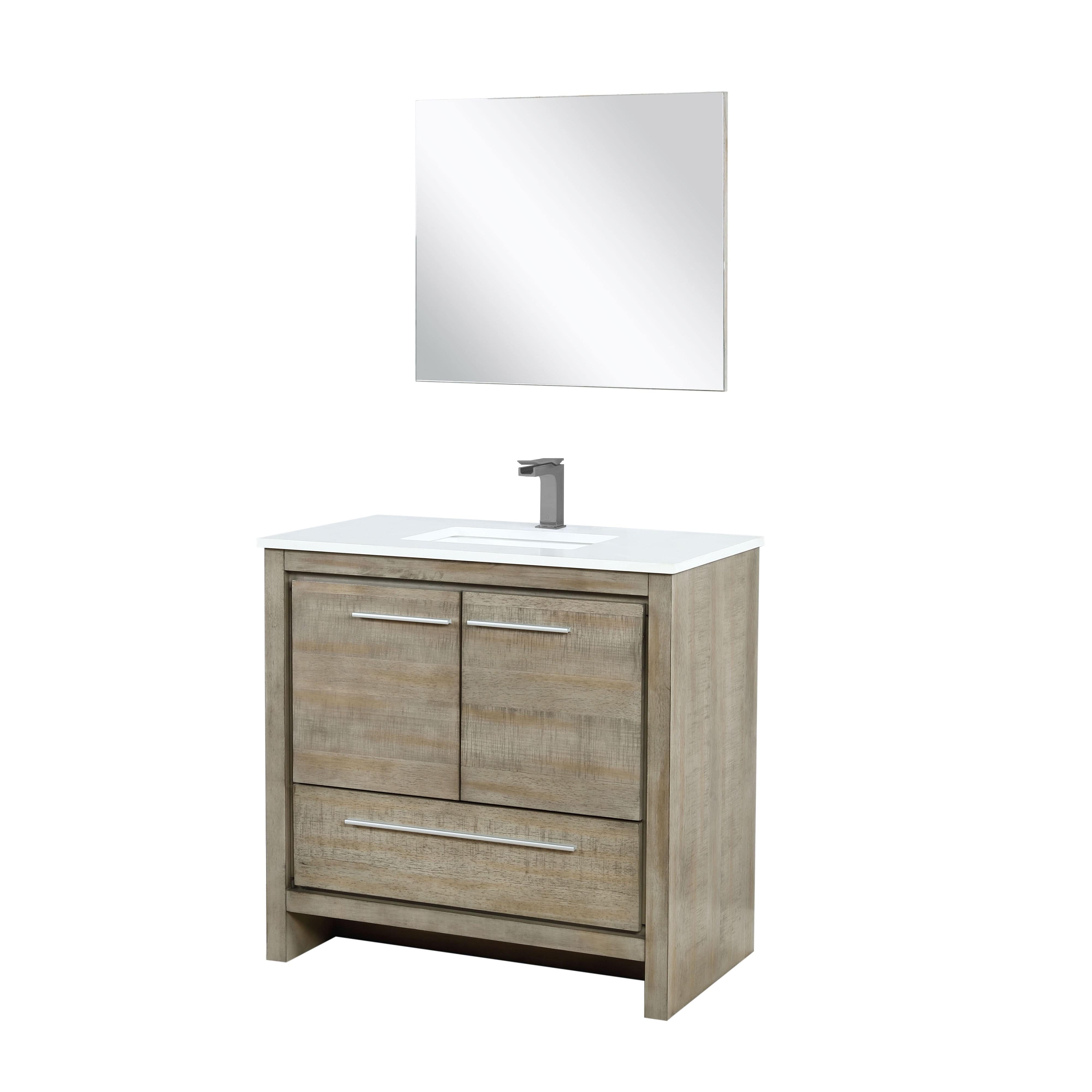 Lafarre 36" Rustic Acacia Bathroom Vanity