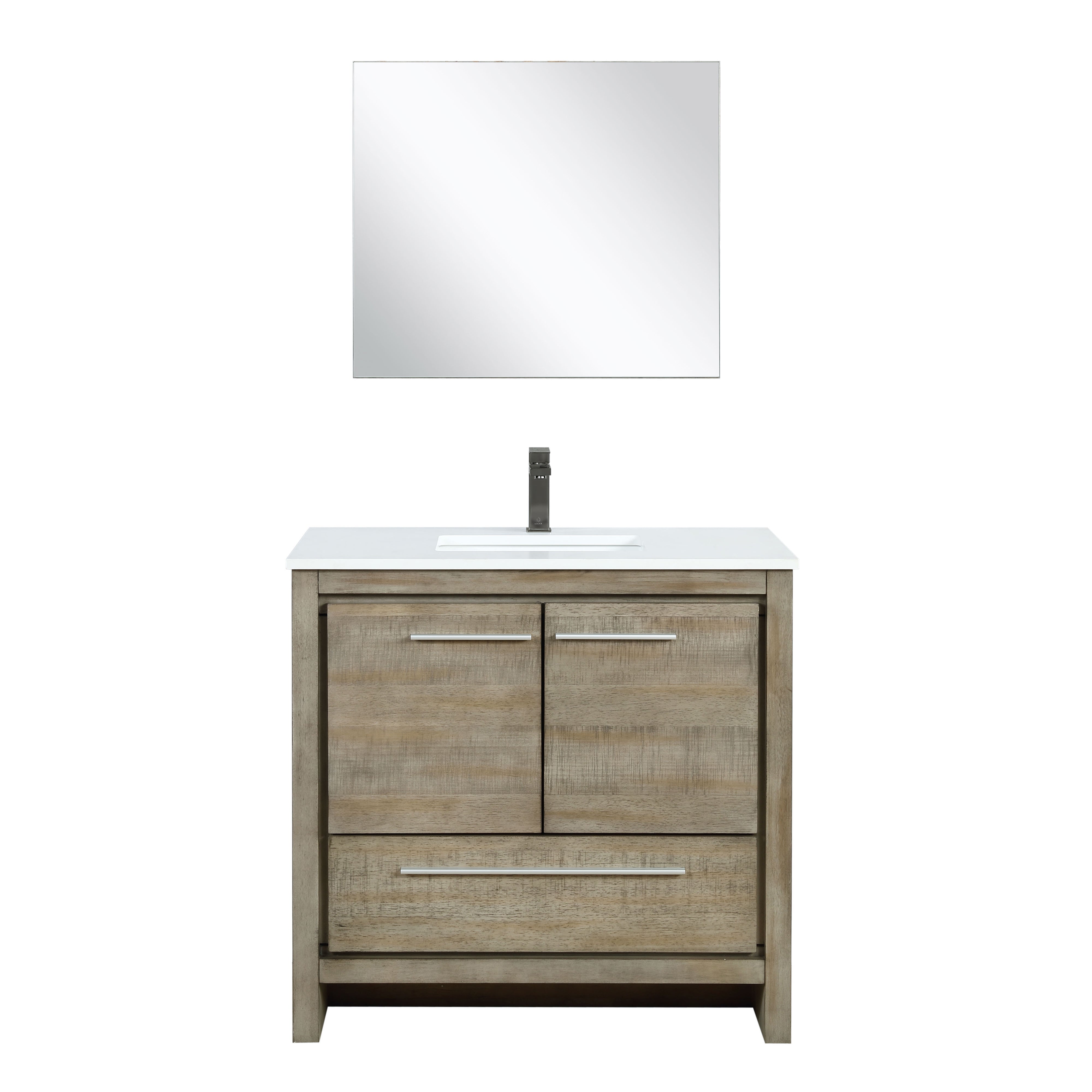 Lafarre 36" Rustic Acacia Bathroom Vanity