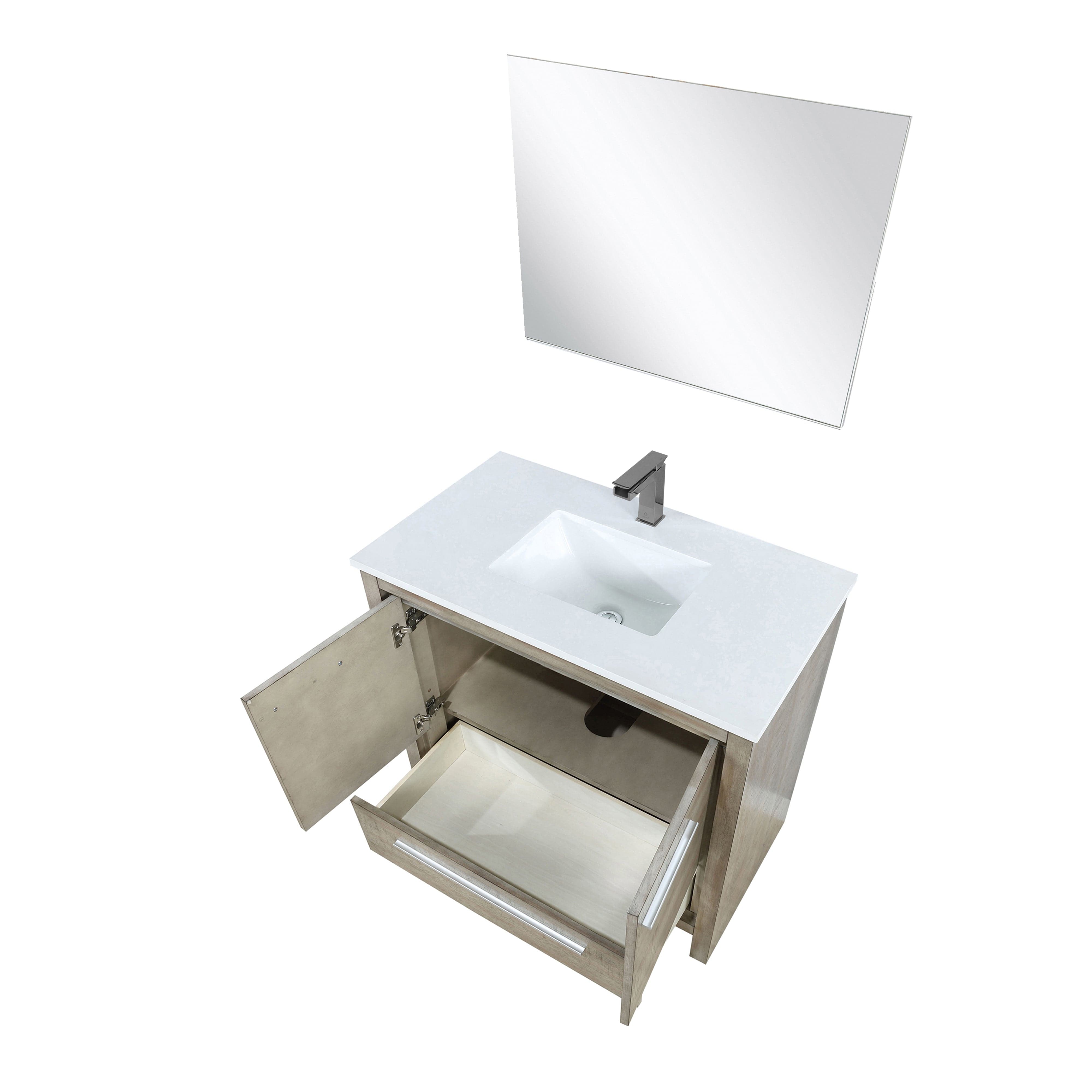 Lafarre 36" Rustic Acacia Bathroom Vanity