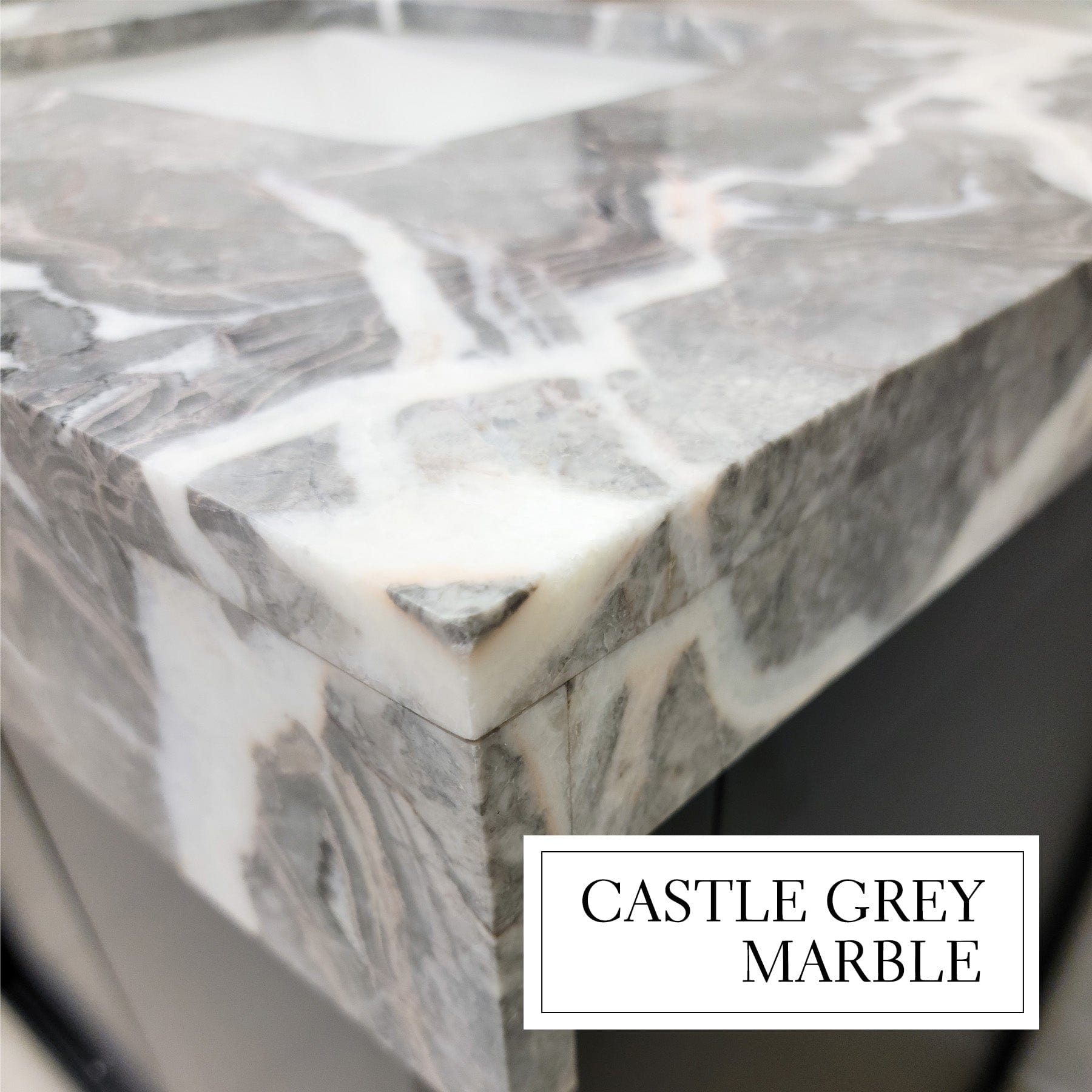 Zilara 72" Black and Grey Double Vanity