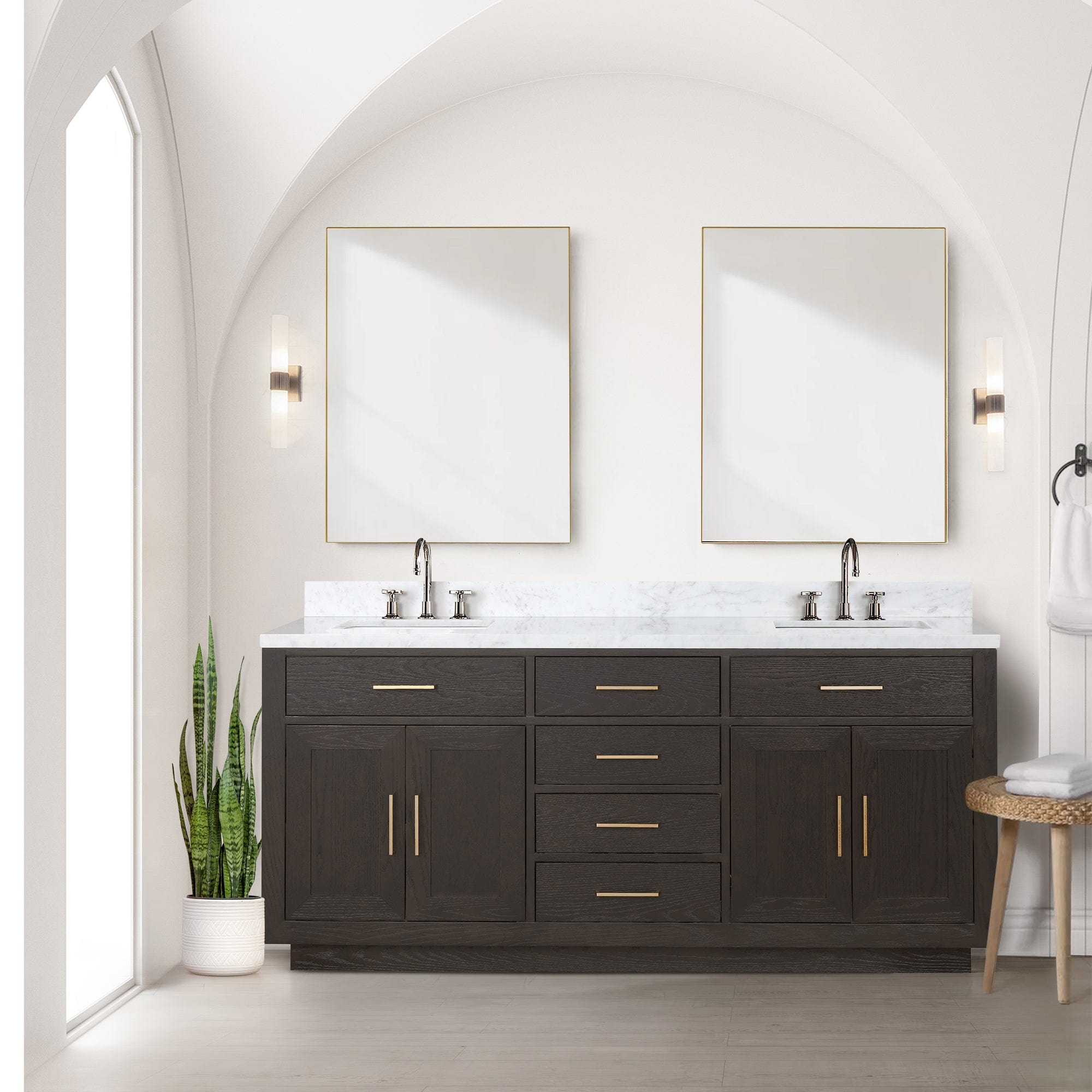 Abbey 72" x 22" Double Bath Vanity
