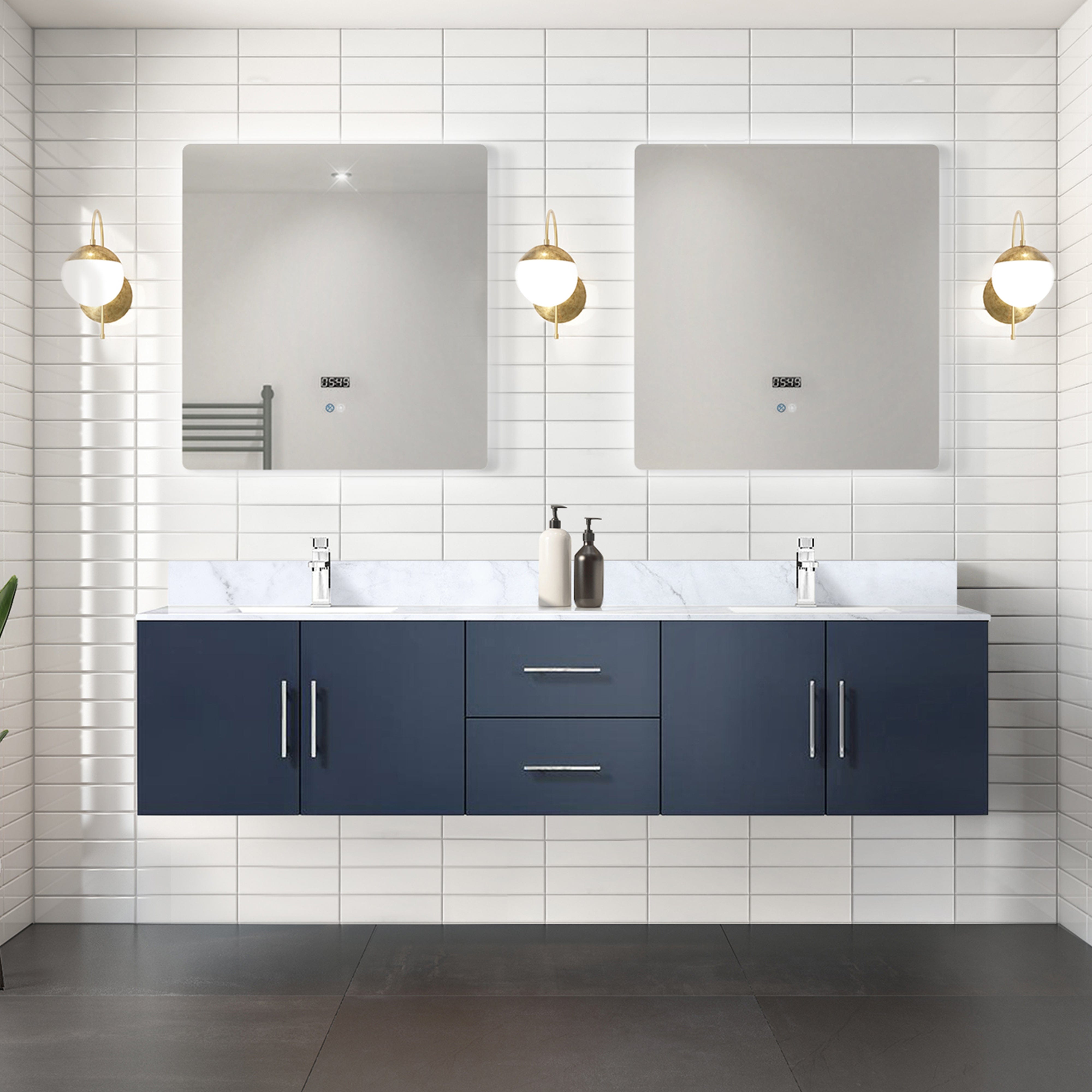 Geneva 80" x 22" Double Bath Vanity