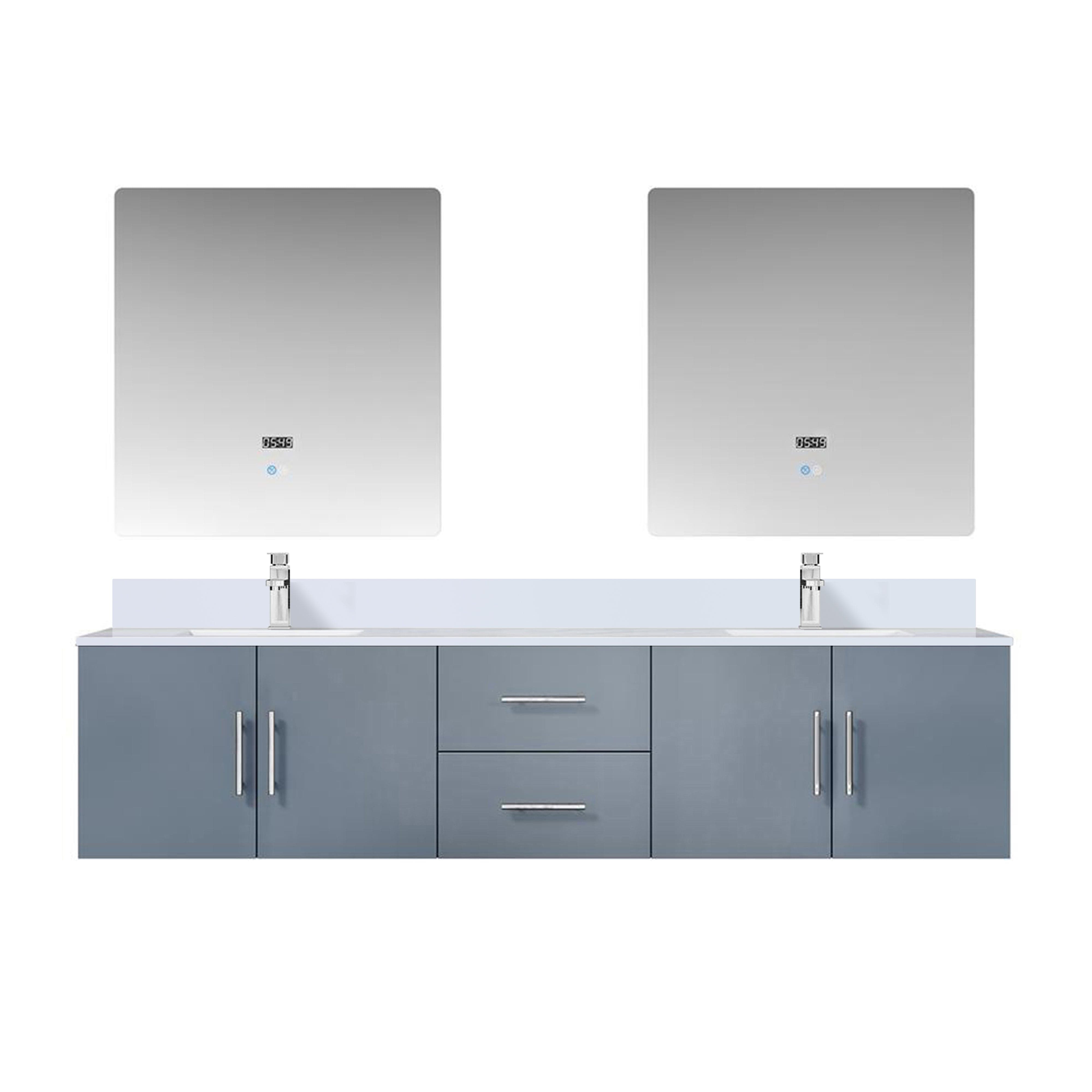 Geneva 80" x 22" Double Bath Vanity