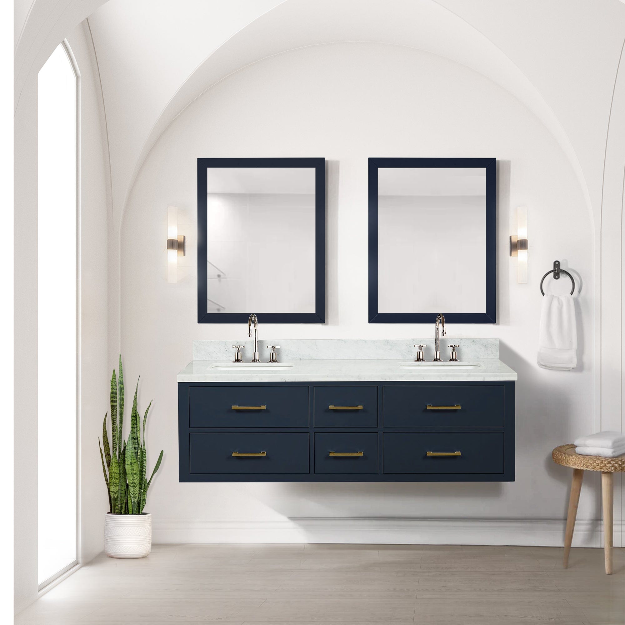 Castor 60" x 22"Double Bath Vanity