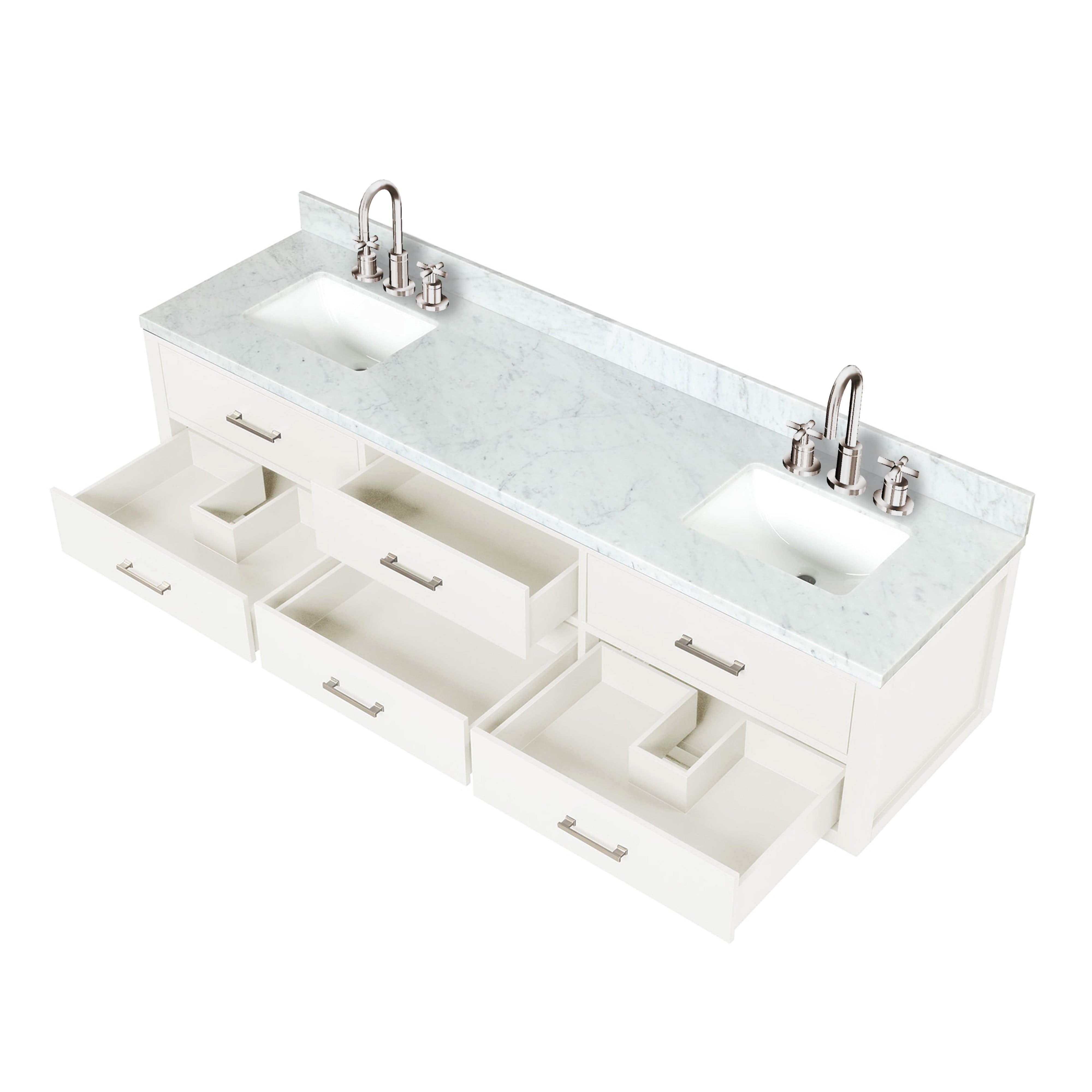 Castor 80" x 22" Double Bath Vanity