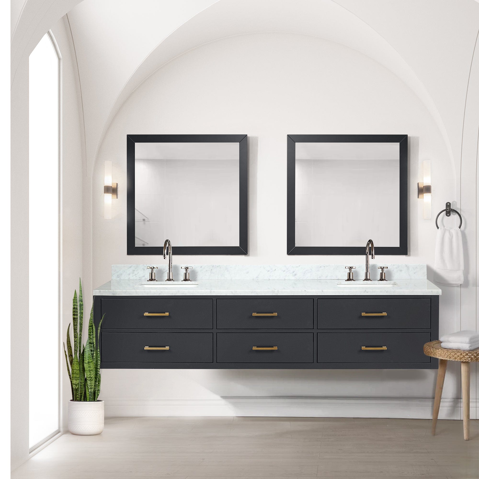 Castor 84" x 22" Double Bath Vanity
