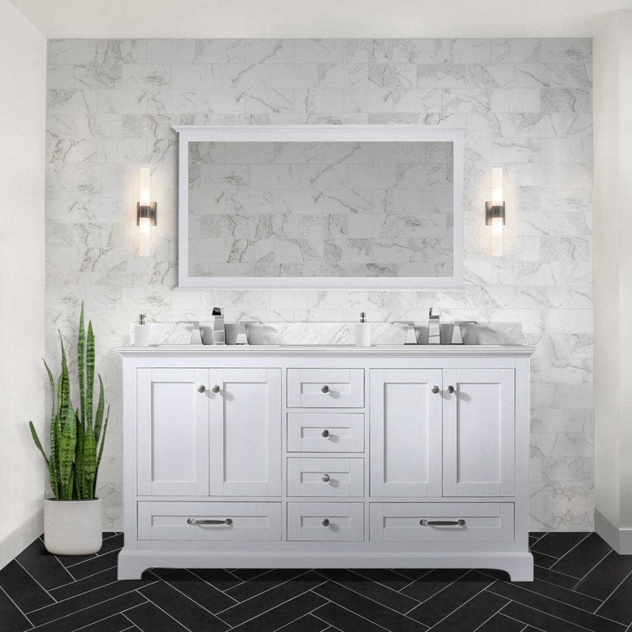 Dukes 60" x 22" Double Bath Vanity