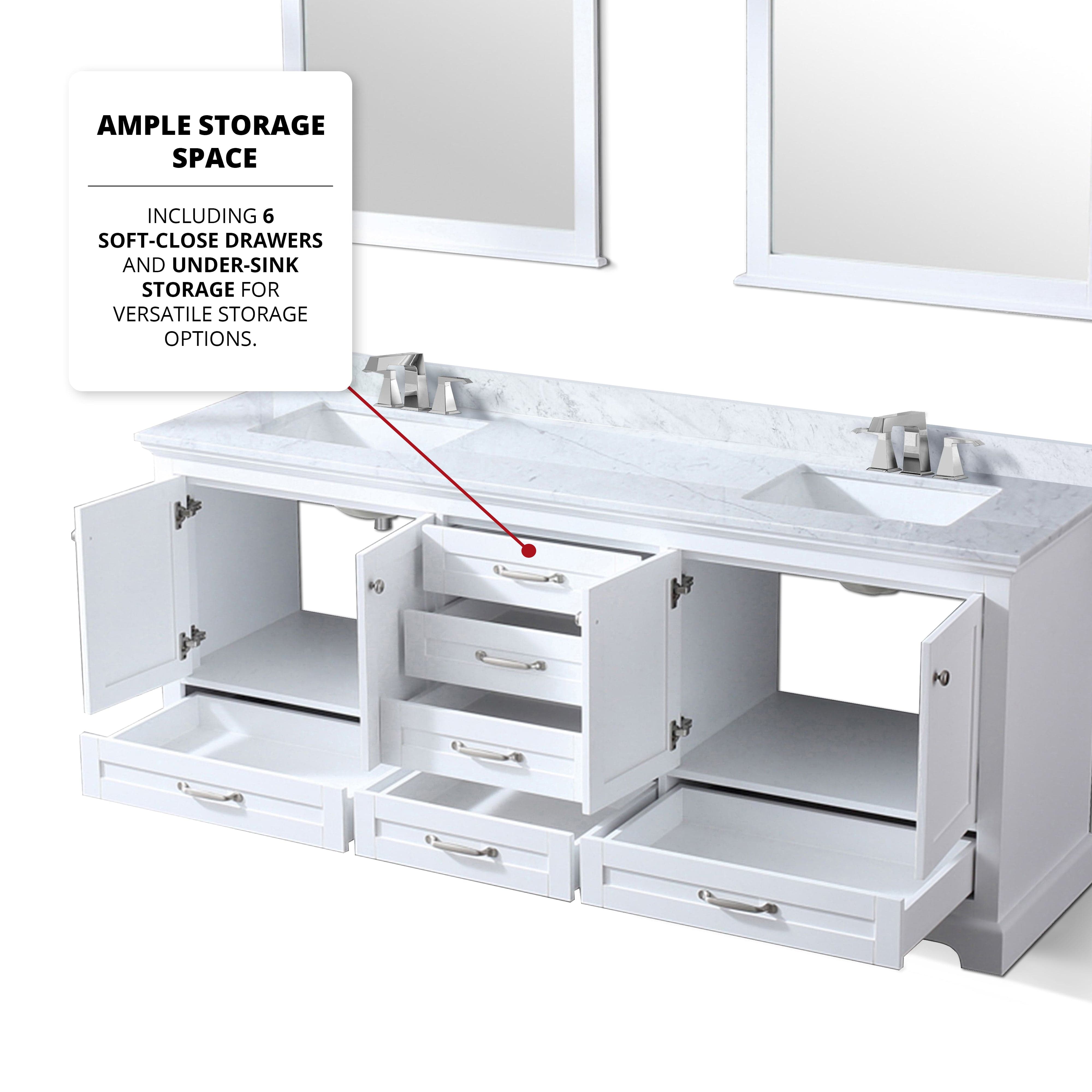Dukes 80" x 22" Double Bath Vanity