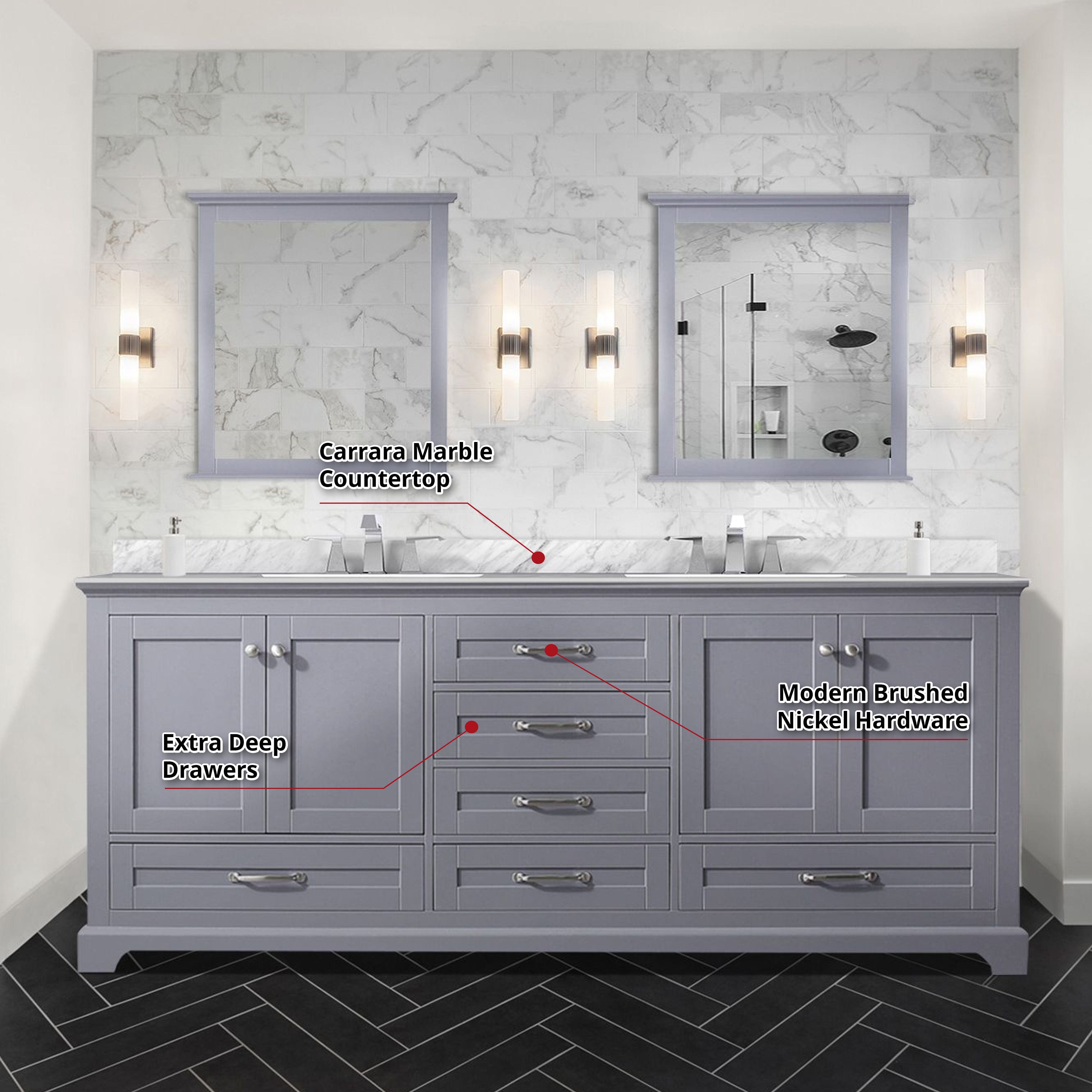 Dukes 80" x 22" Double Bath Vanity