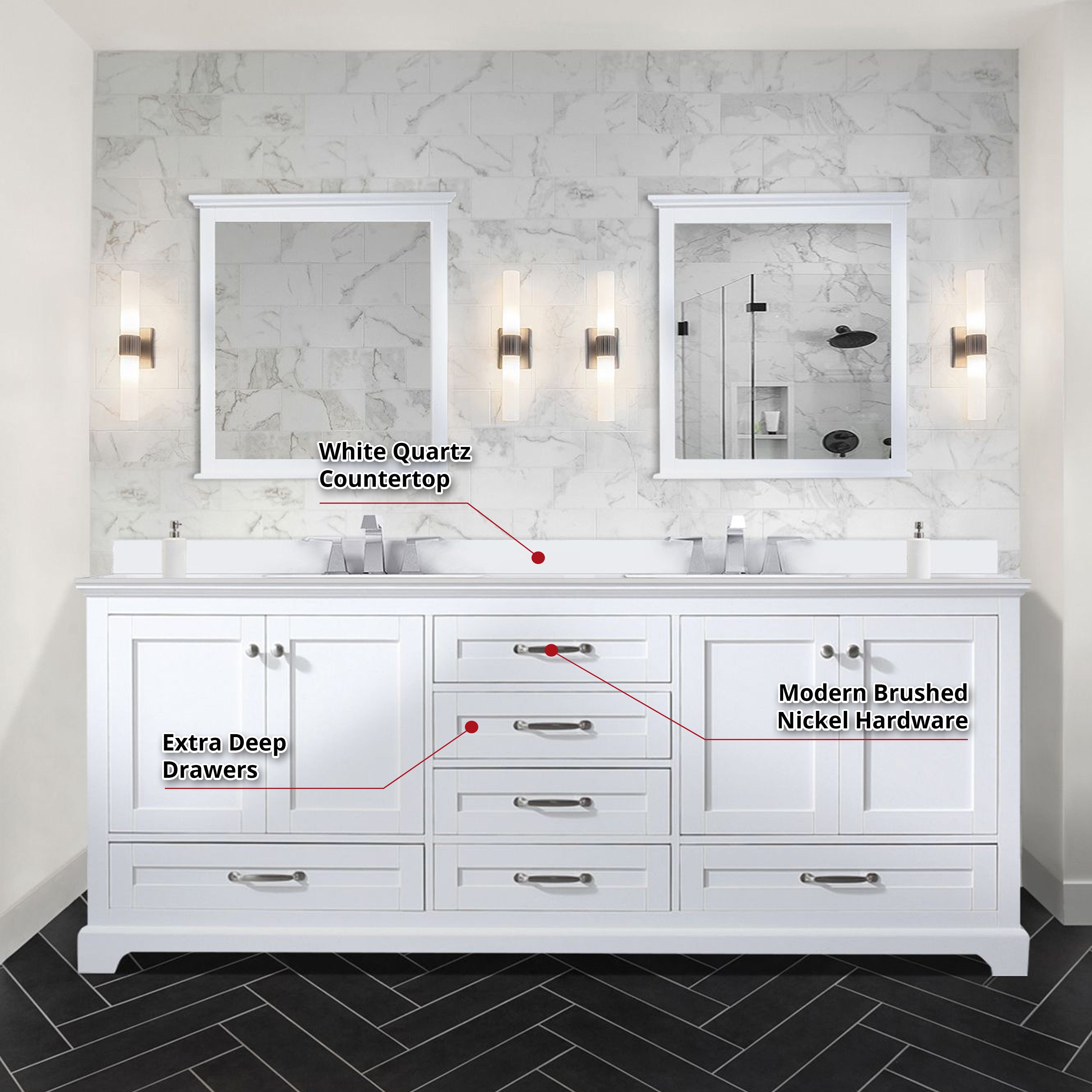 Dukes 80" x 22" Double Bath Vanity