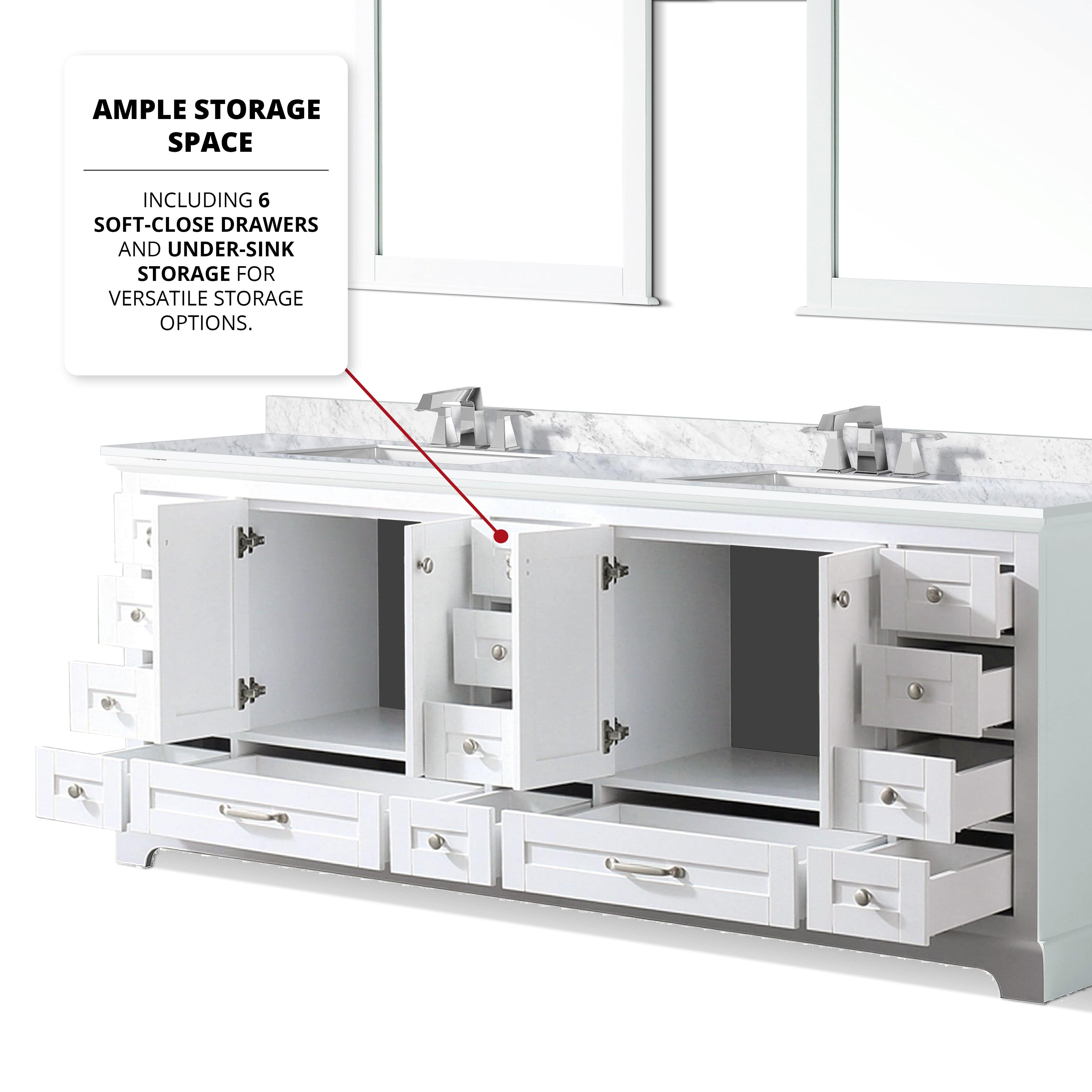 Dukes 84" x 22" Double Bath Vanity