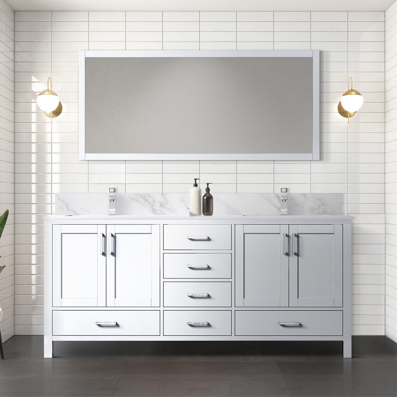 Jacques 72" x 22" Double Bath Vanity
