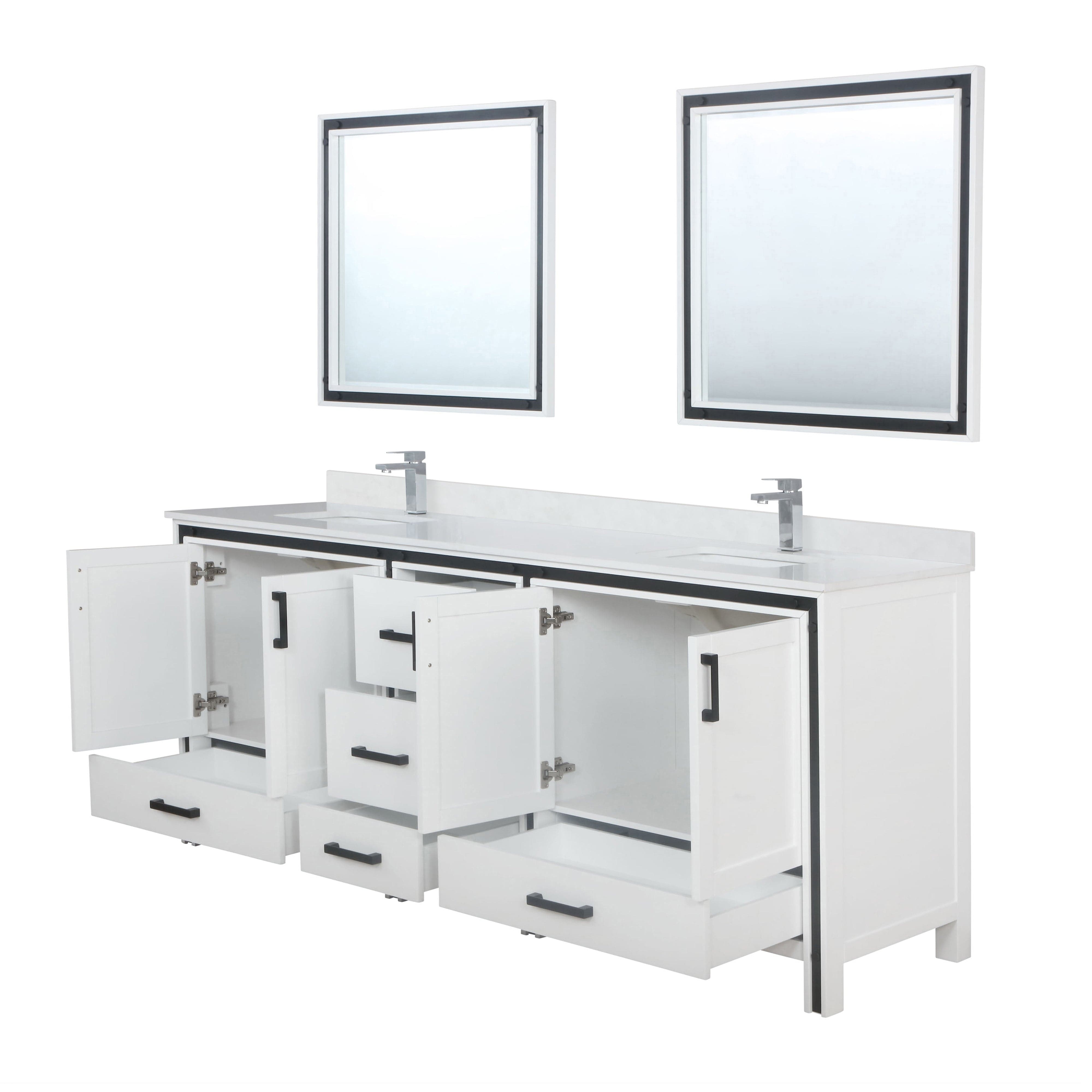 Ziva 84" x 22" Double Bath Vanity