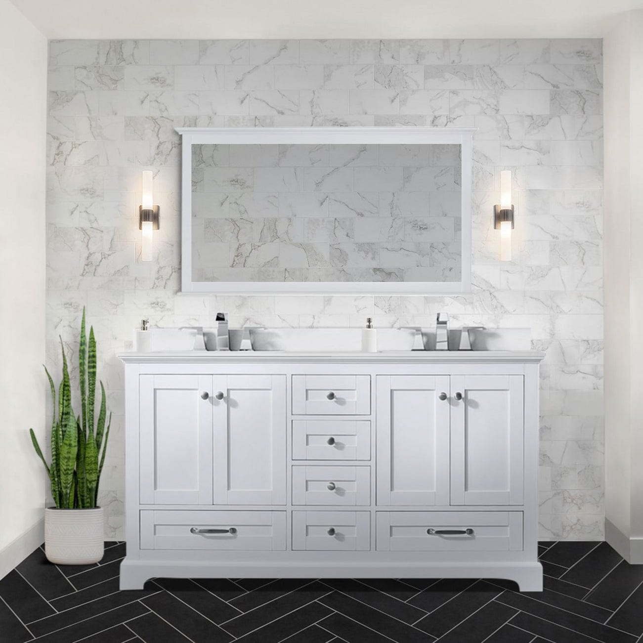 Dukes 60" x 22" Double Bath Vanity