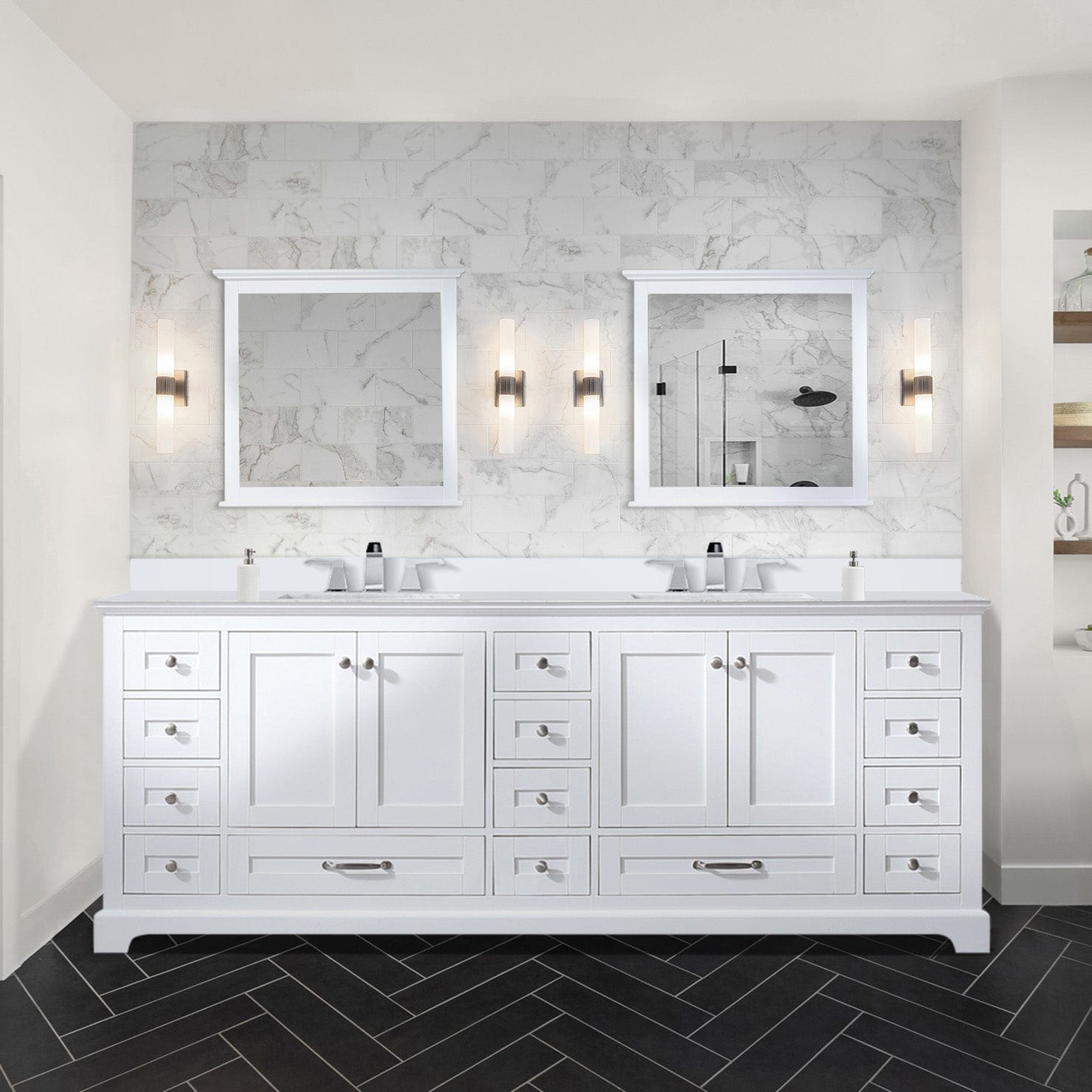 Dukes 84" x 22" Double Bath Vanity