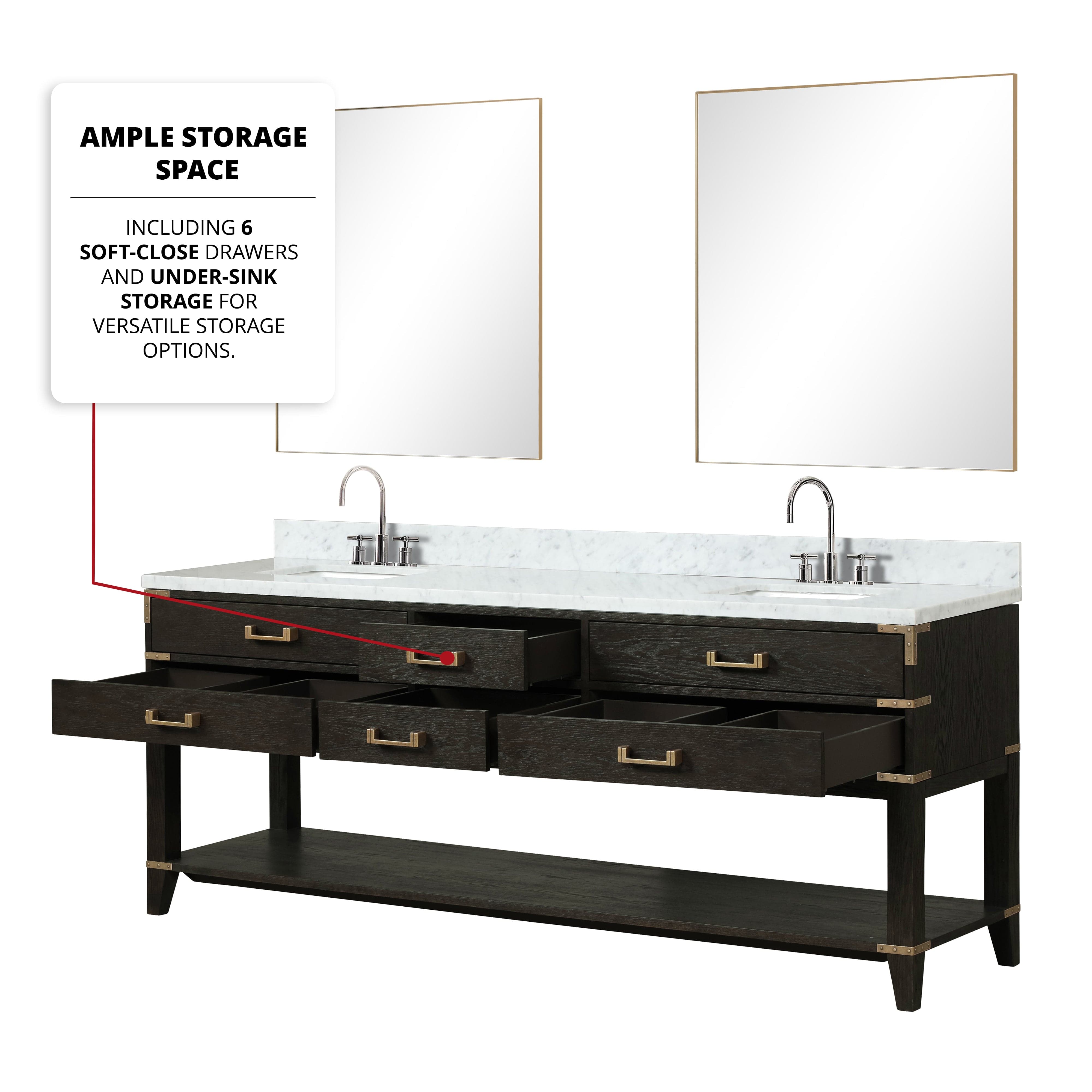 Norwalk 84" x 22" Double Bath Vanity
