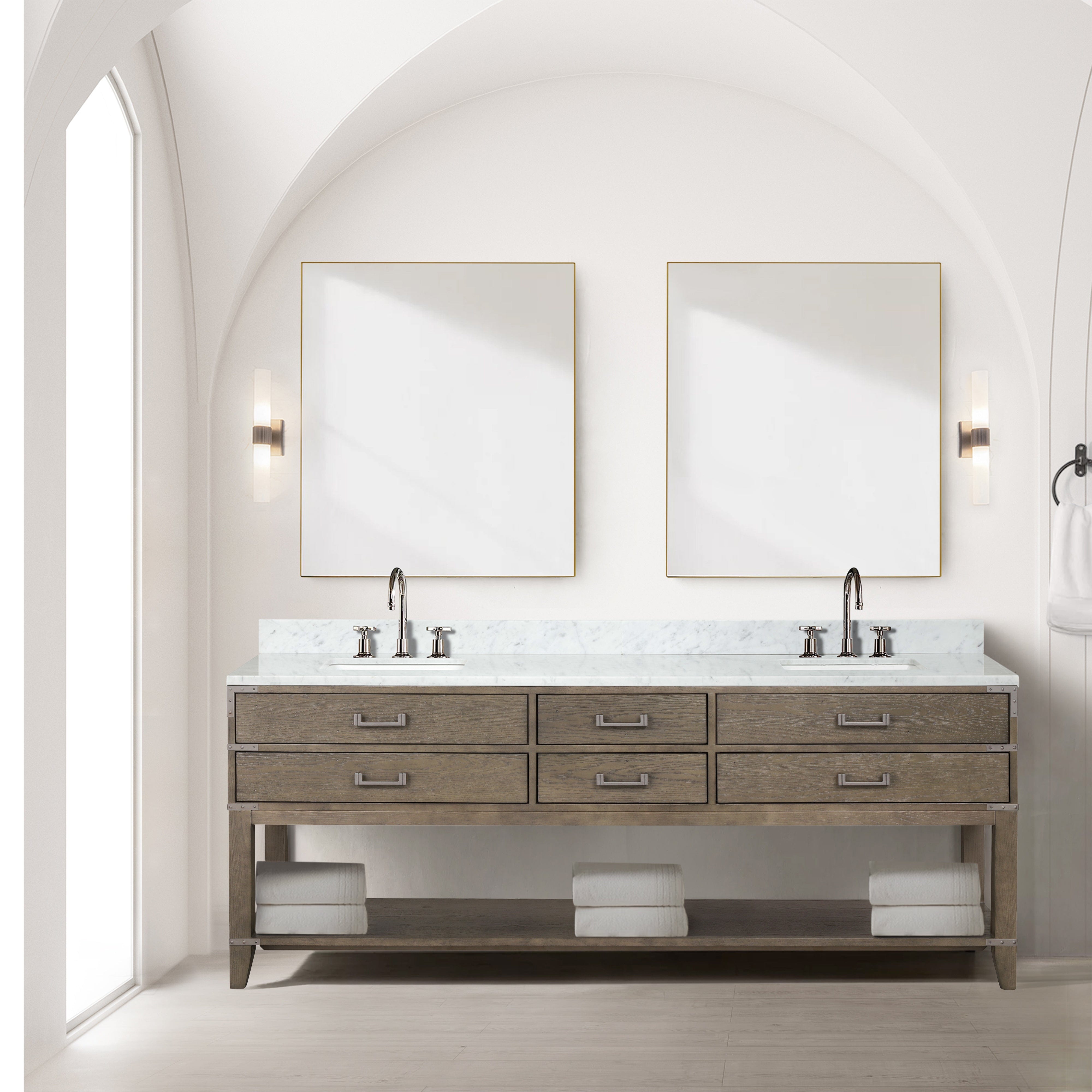 Norwalk 84" x 22" Double Bath Vanity