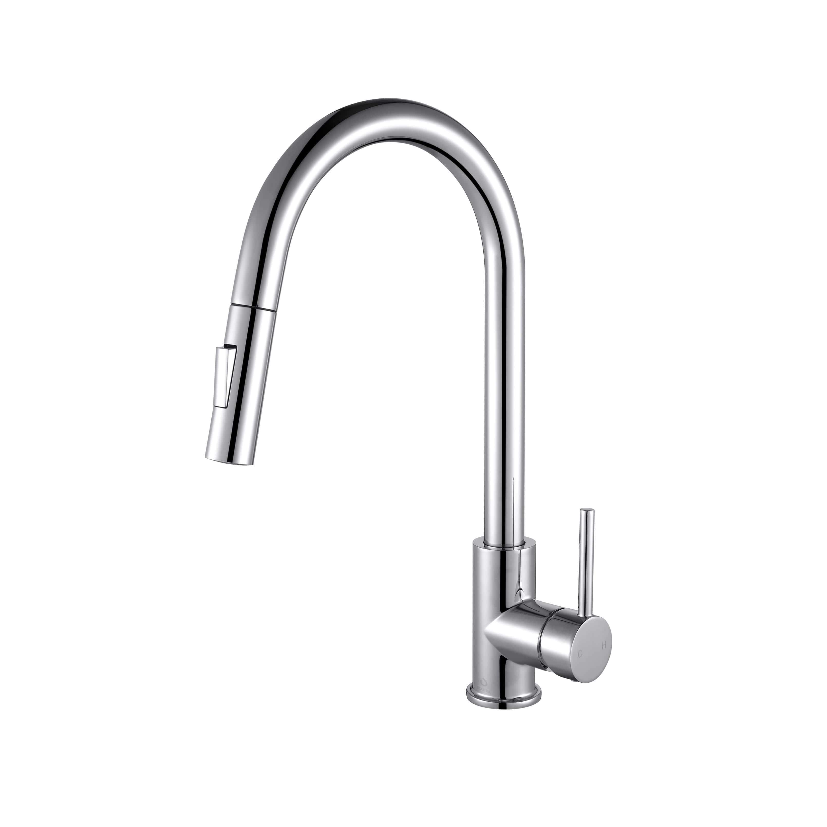 Olivi Brass Kitchen Faucet w/ Pull Out Sprayer