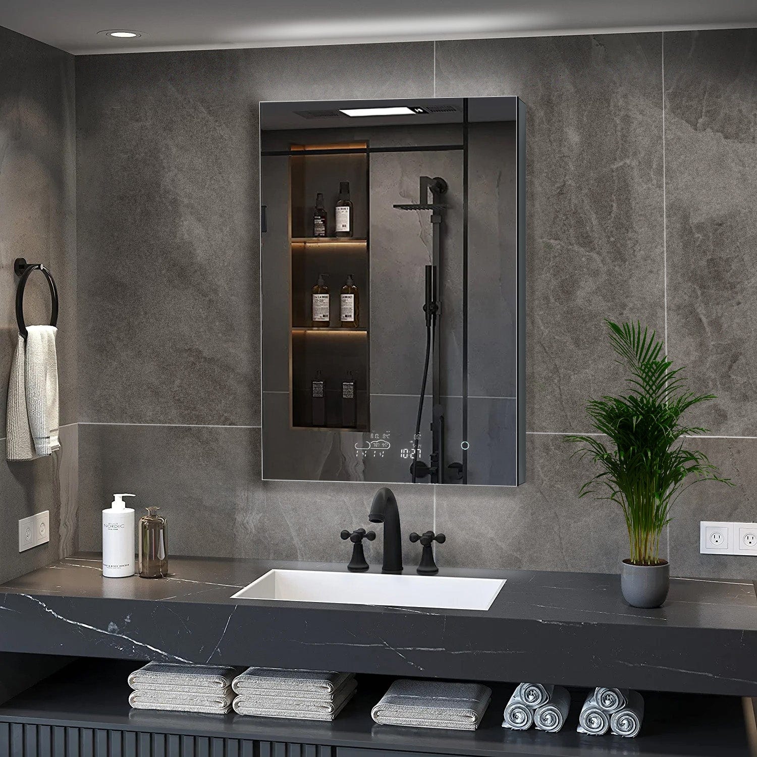 Savera LED Medicine Cabinet w/ Defogger