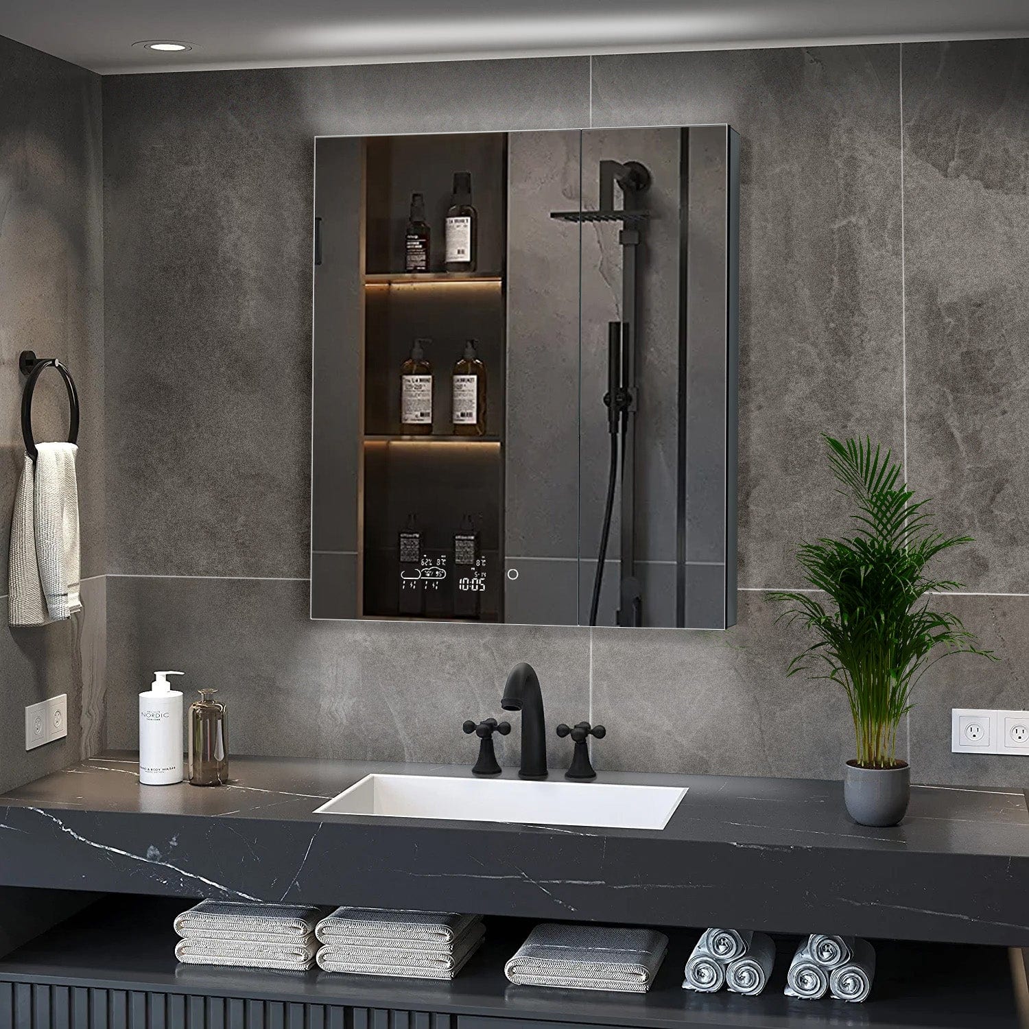 Savera LED Medicine Cabinet w/ Defogger