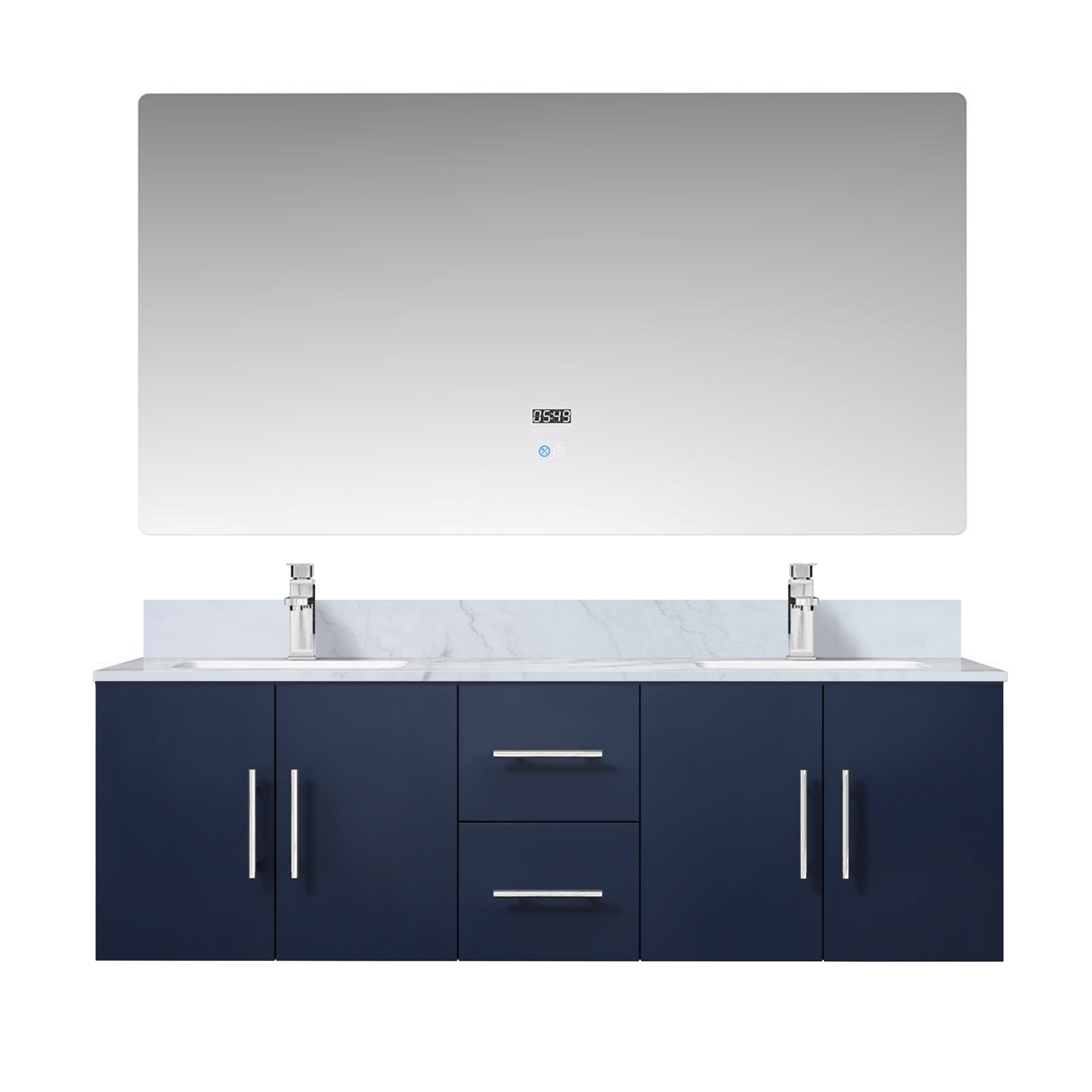 Geneva 60" x 22" Double Bath Vanity