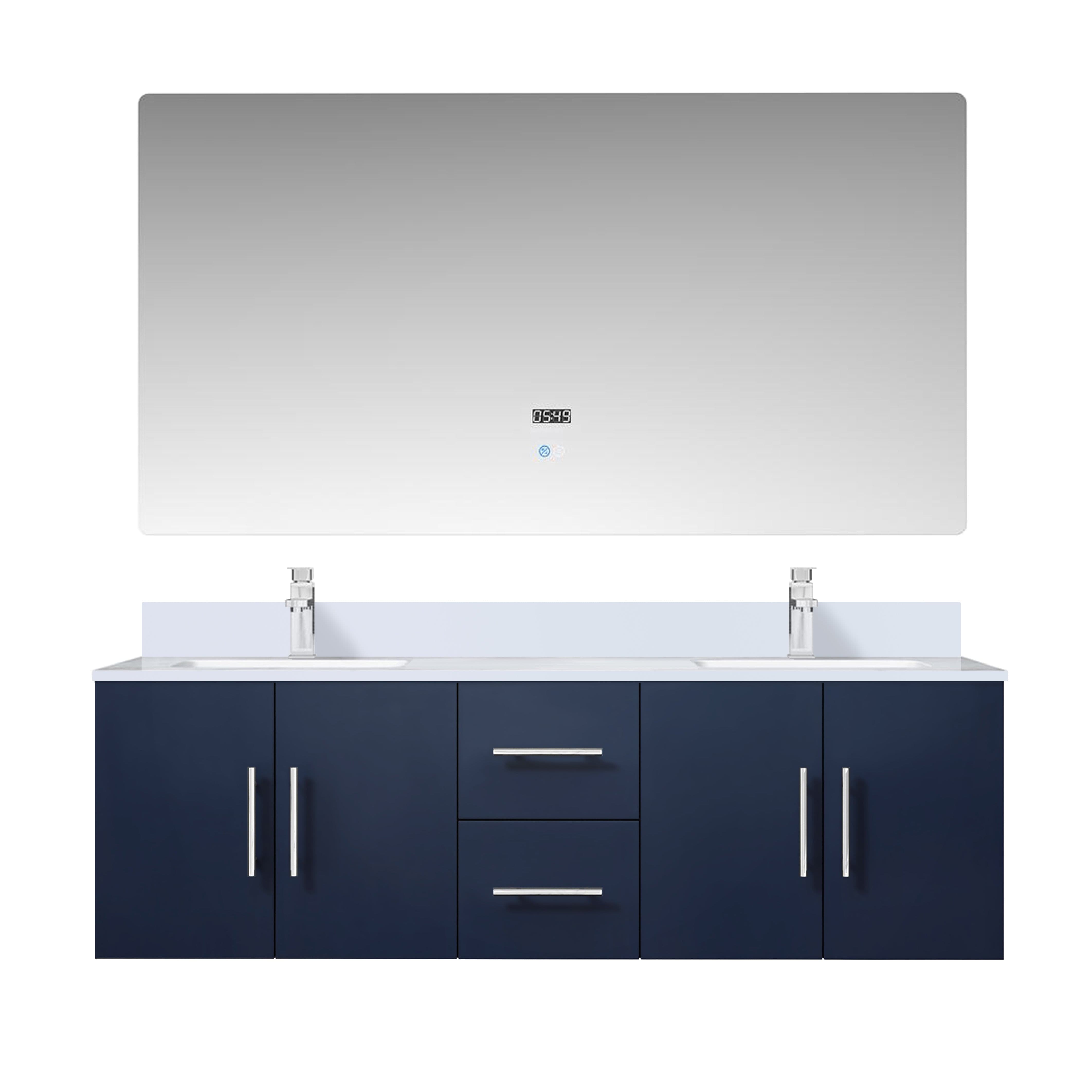 Geneva 60" x 22" Double Bath Vanity