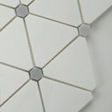 Bianco Dolomite Pinwheel Polished
