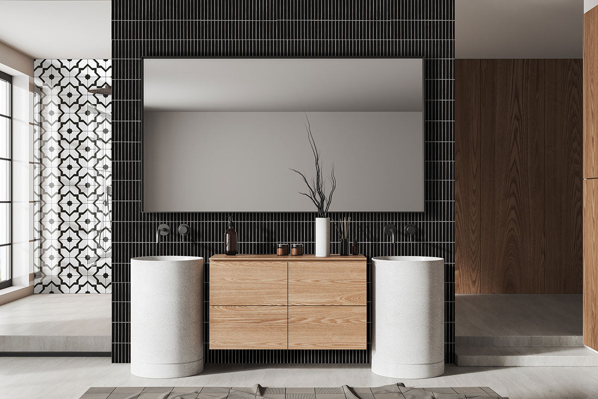 Black Matte 1x6 Stack Pattern