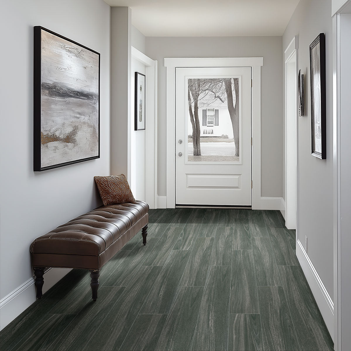 Braxton Midnight Porcelain Tile