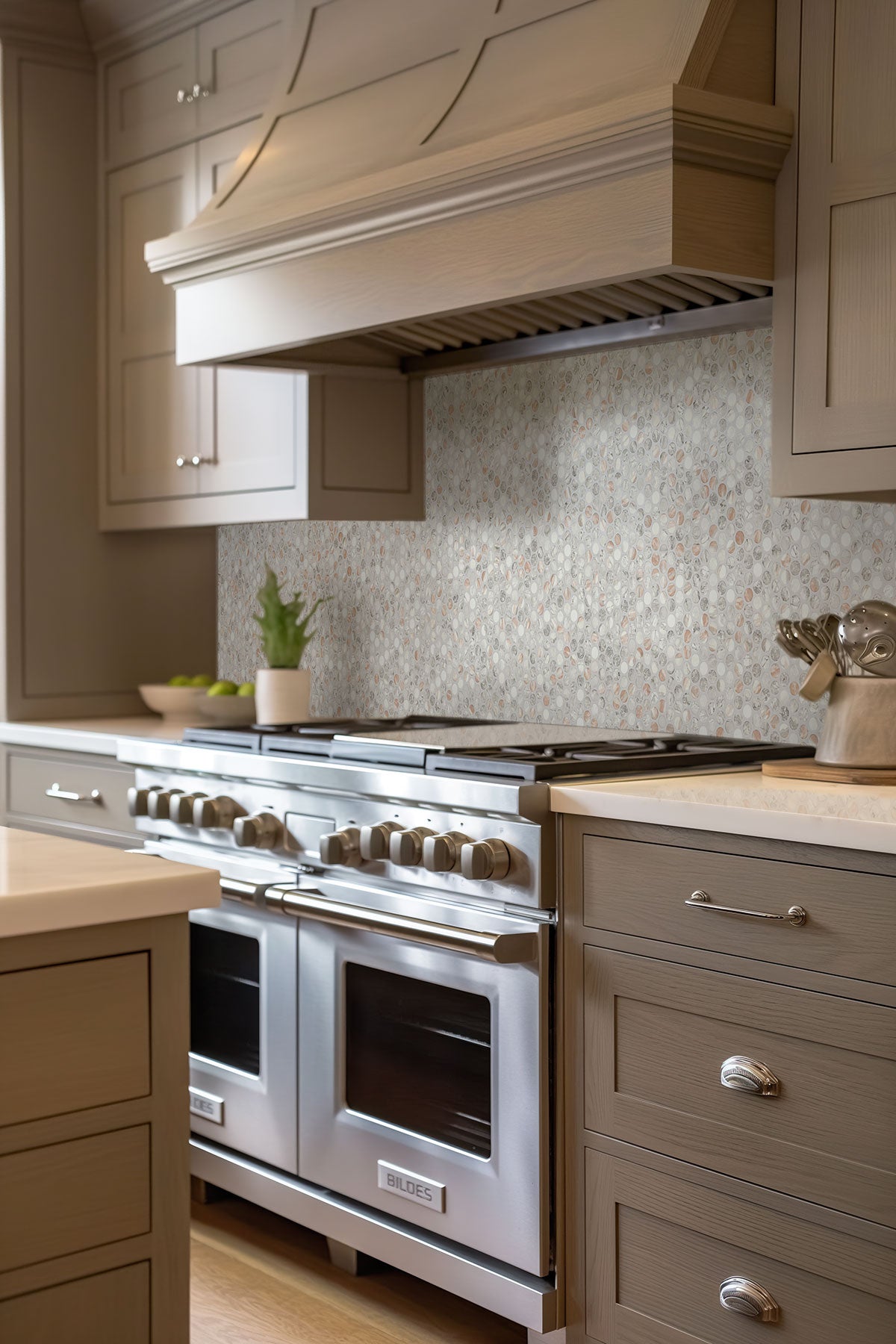 Briar Rosa Penny Round Tile