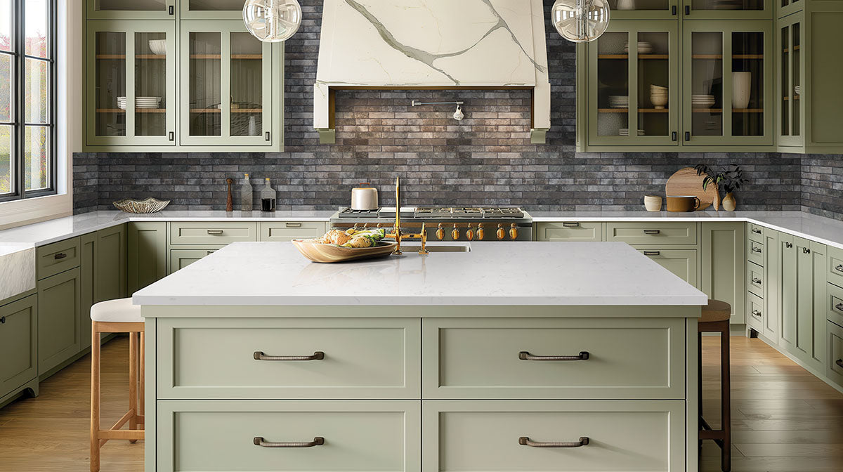 Charcoal Brick Wall Tile