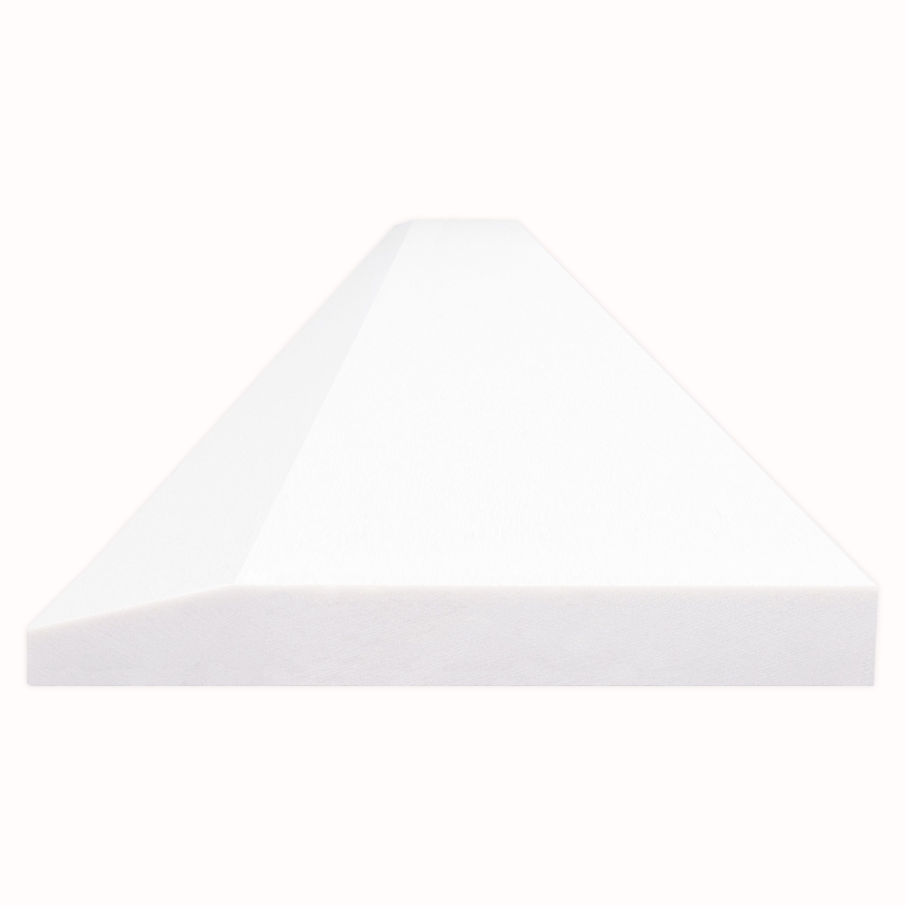 Bright White 5x30x0.62 Single Hollywood Polished Threshold