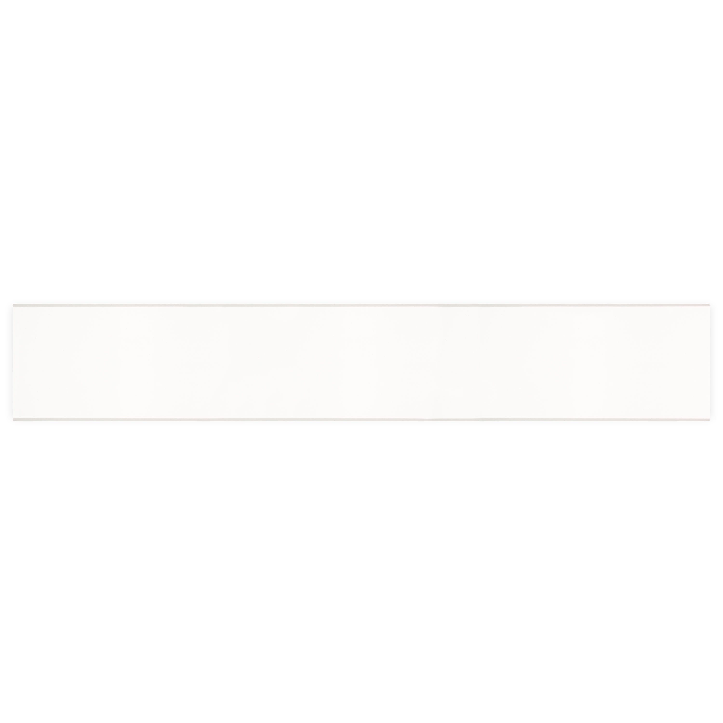 Bright White 6x36x0.62 Double Beveled Polished Threshold