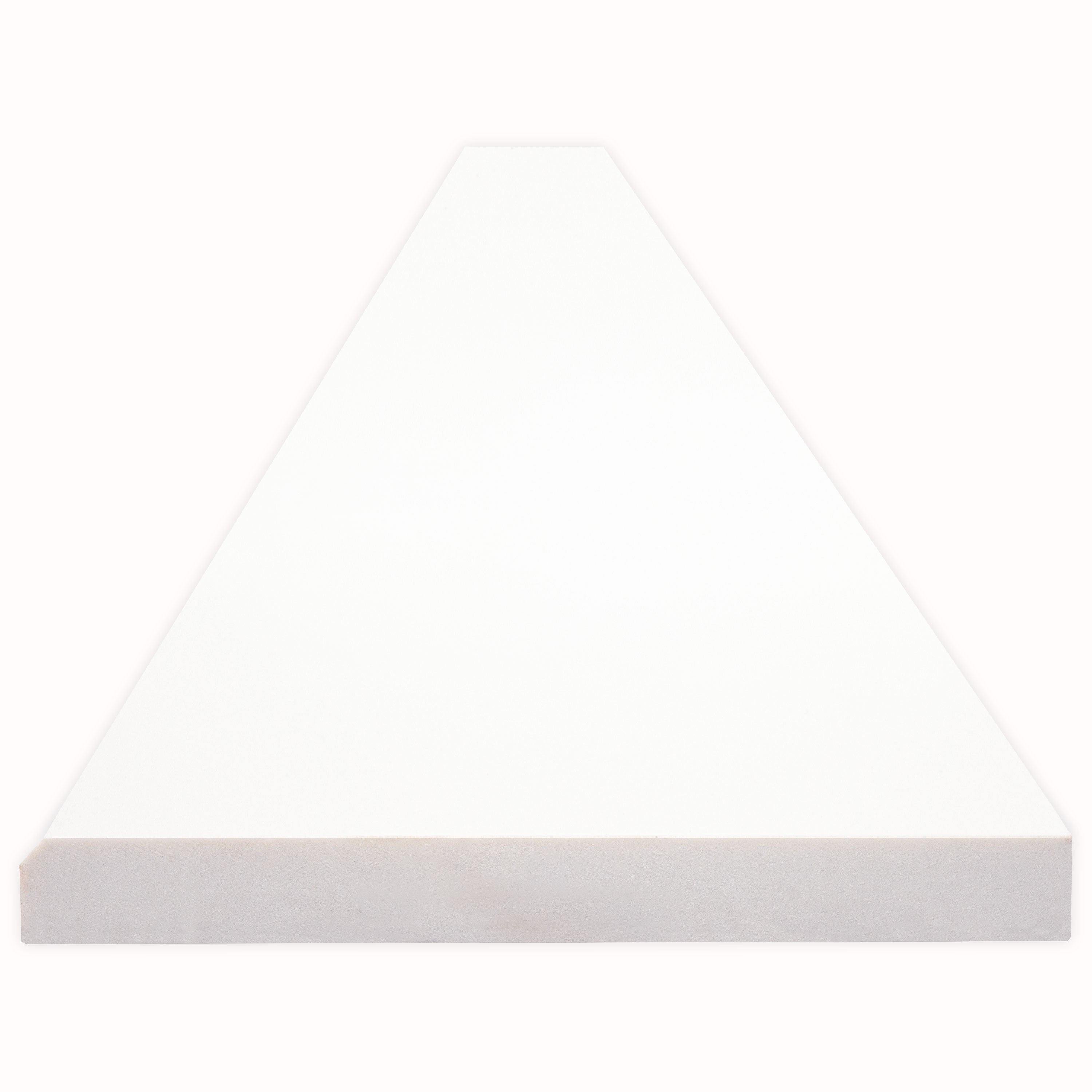 Bright White 6x73x0.62 Single Beveled Polished Threshold